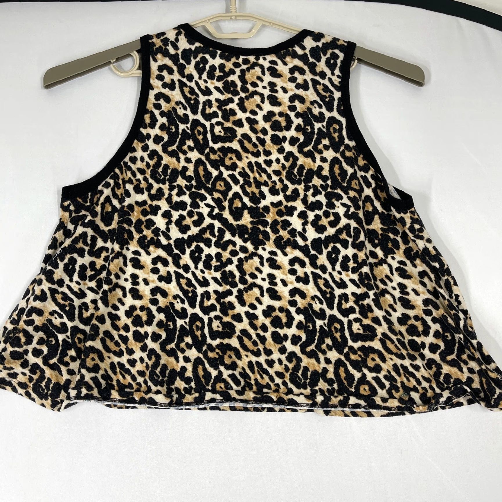 Vintage Cato Tank Top Womens Plus 18W Brown Black Cheetah Print Sleeveless Y2K Shirt Womens Size XXL / US 16-18 / IT 52-54 - 4 Thumbnail