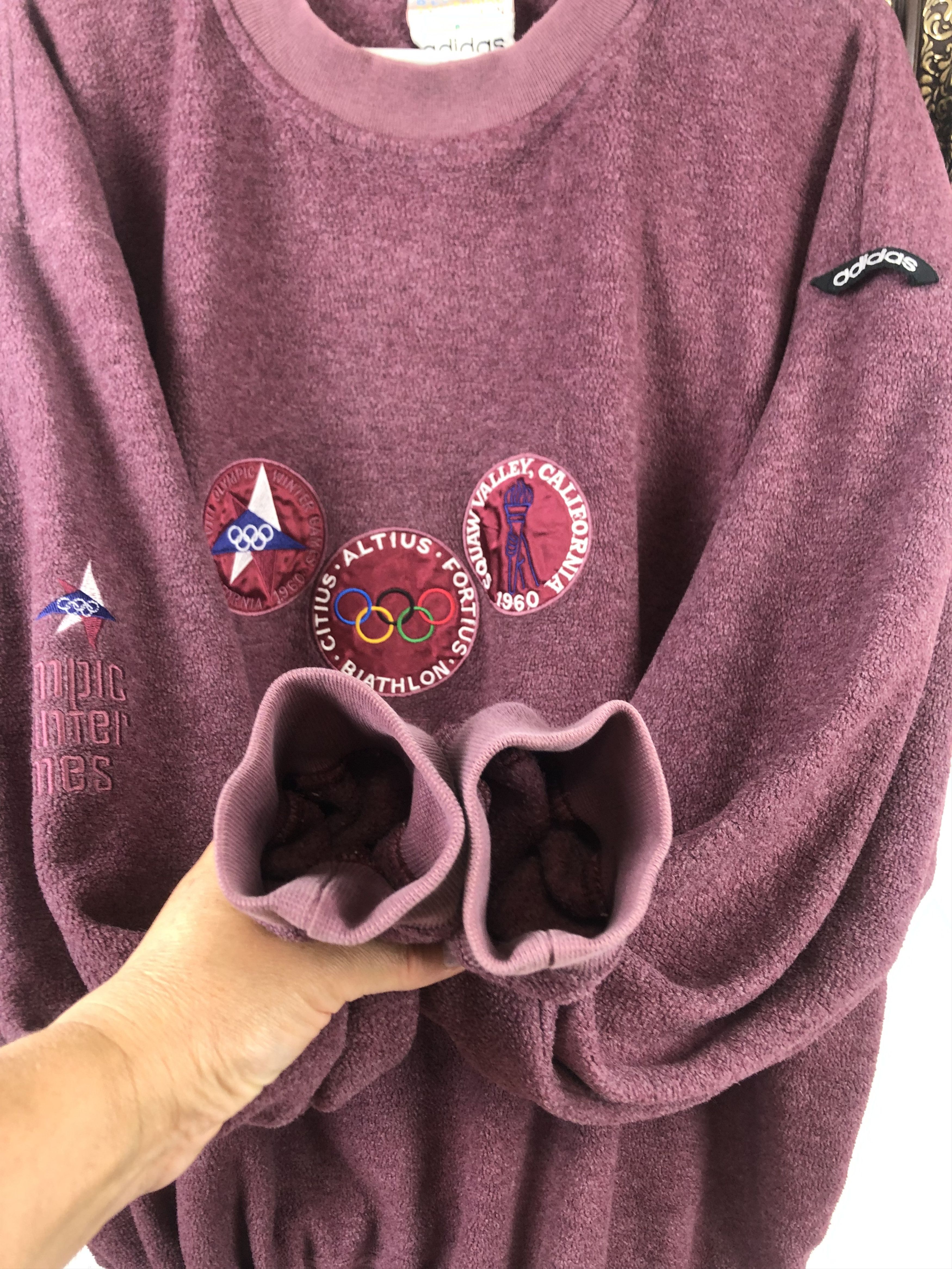 Adidas Vintage 1960 USA Winter Olympics Sweatshirt California Size US M / EU 48-50 / 2 - 9 Thumbnail