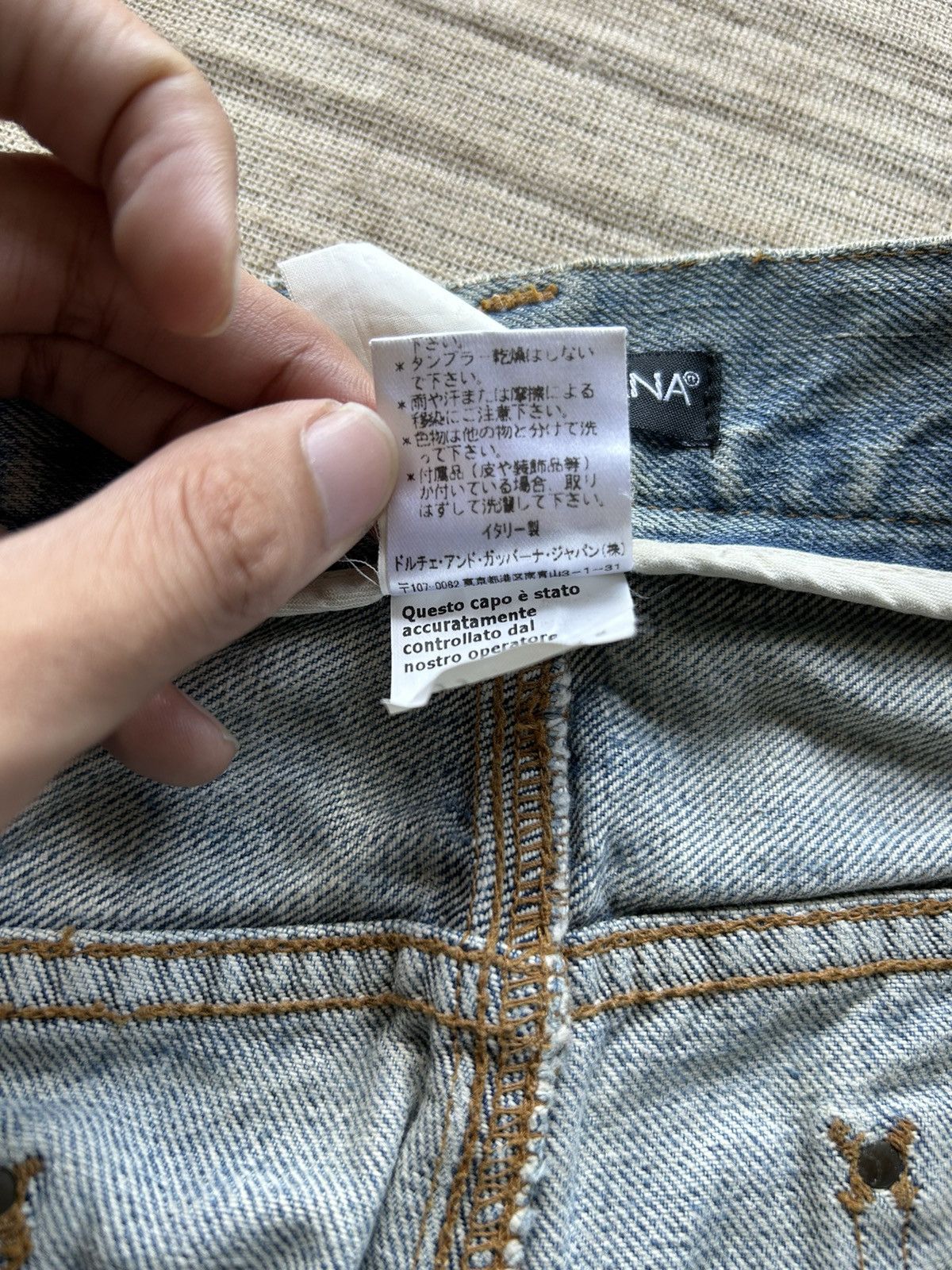 Dolce & Gabbana DOLCE & GABBANA Distressed denim ☠️🔥 Size US 32 / EU 48 - 18 Thumbnail