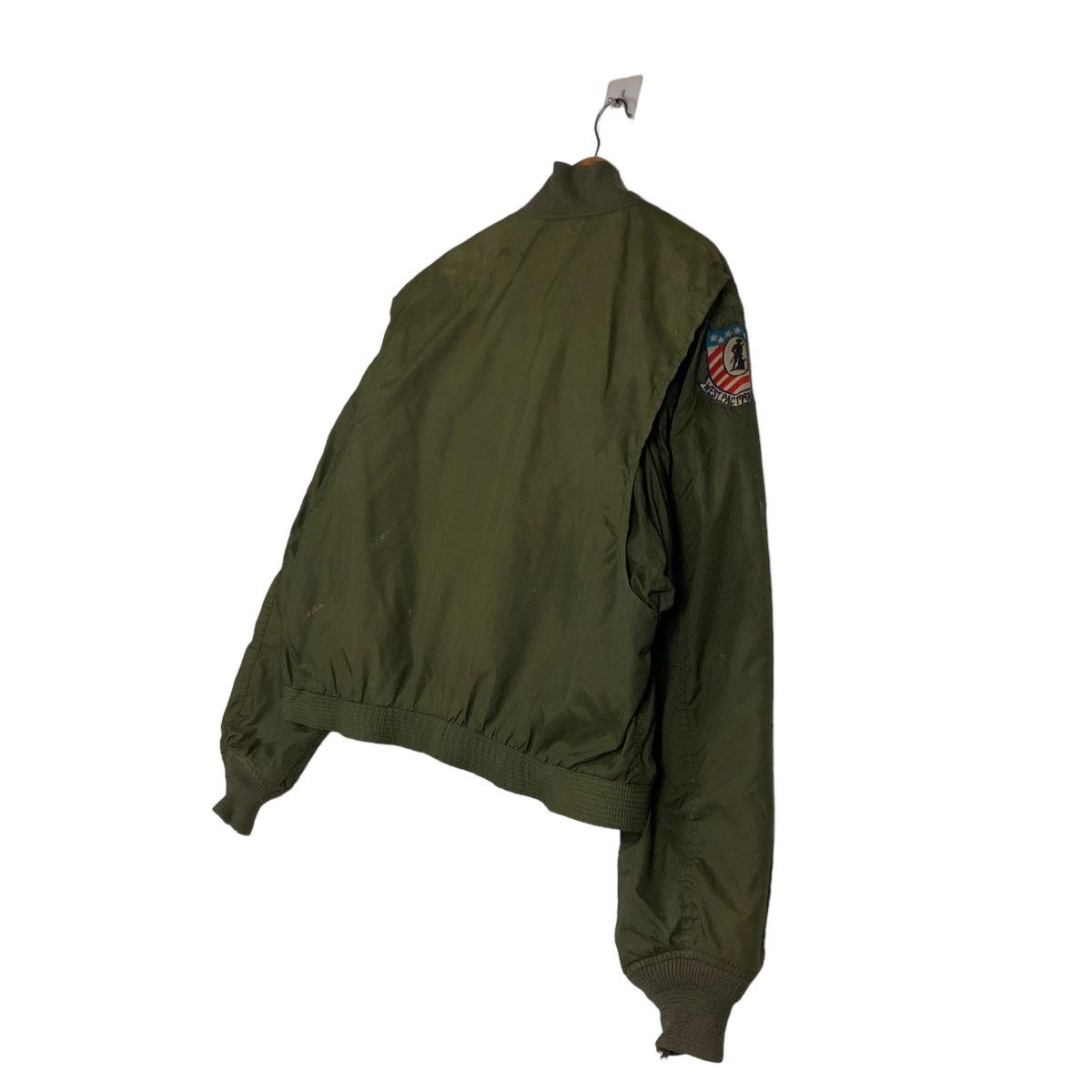 Vintage 🔥VINTAGE 60’s FLY BOMBER JACKET MILITARY MADE IN USA Size US L / EU 52-54 / 3 - 12 Thumbnail