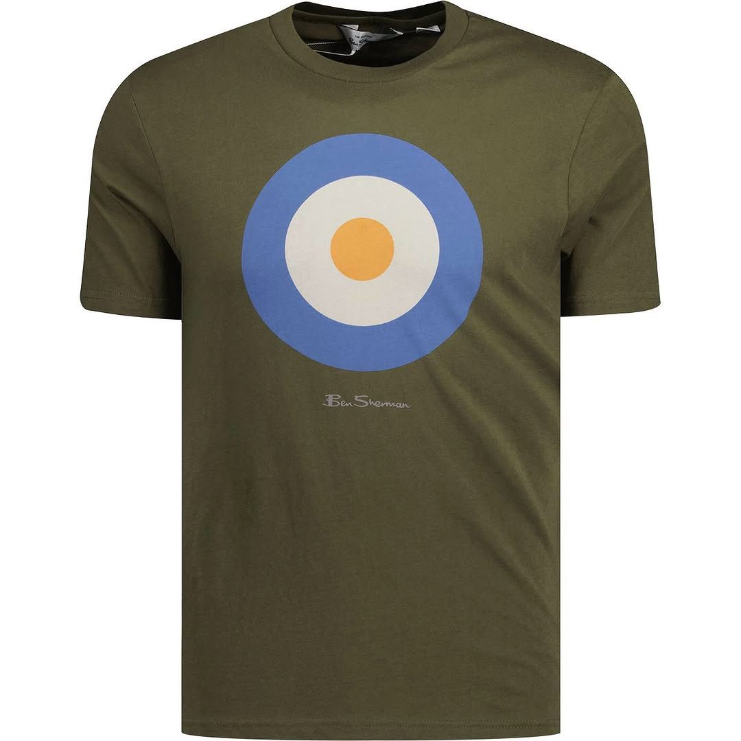 Ben Sherman × Hysteric Glamour Ben Sherman Signature Mod Target T-shirt in Camouflage Green Size US L / EU 52-54 / 3 - 2 Thumbnail