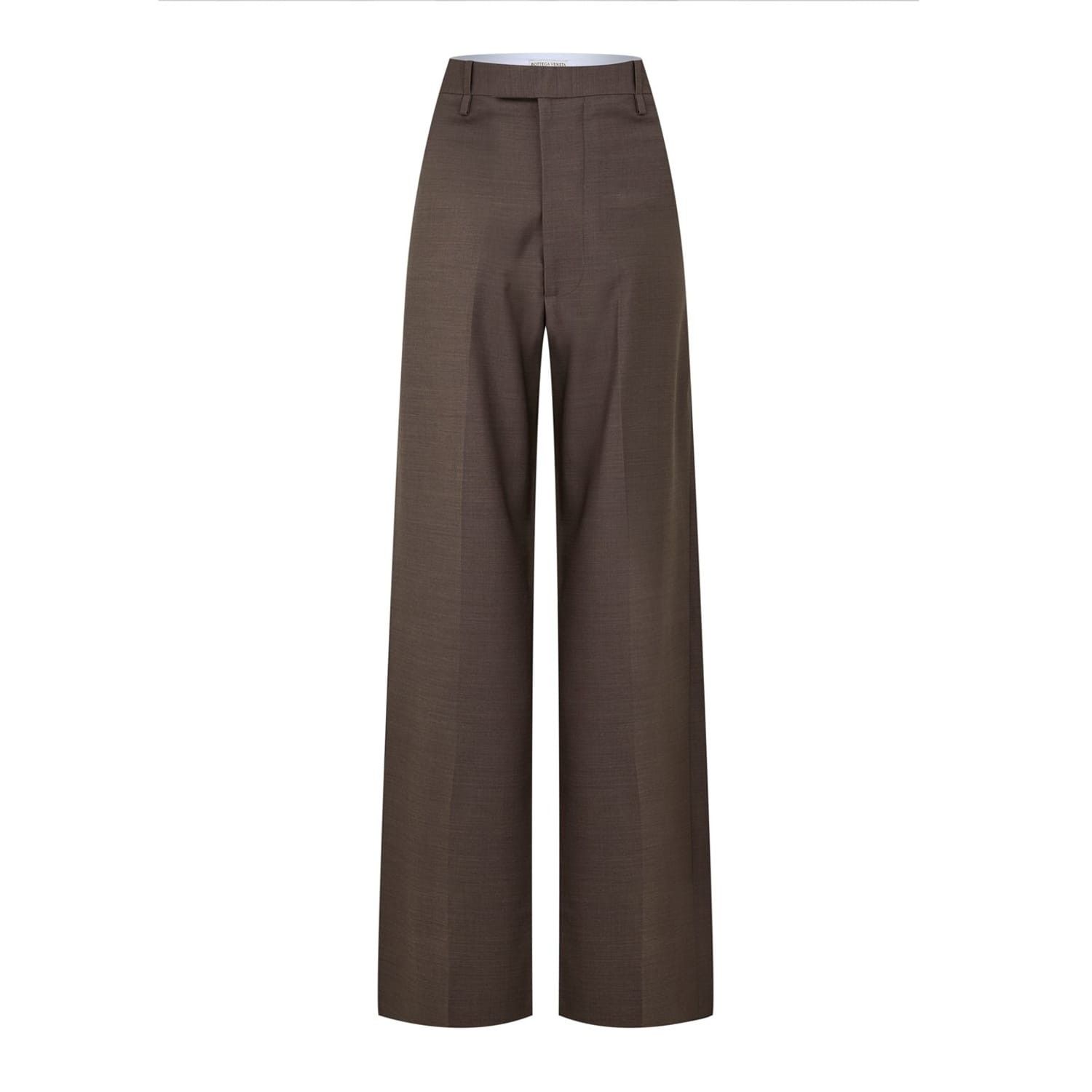 Bottega Veneta Bottega Veneta Bv Trousers in Brown Size 34" / US 12 / IT 48 - 1 Thumbnail