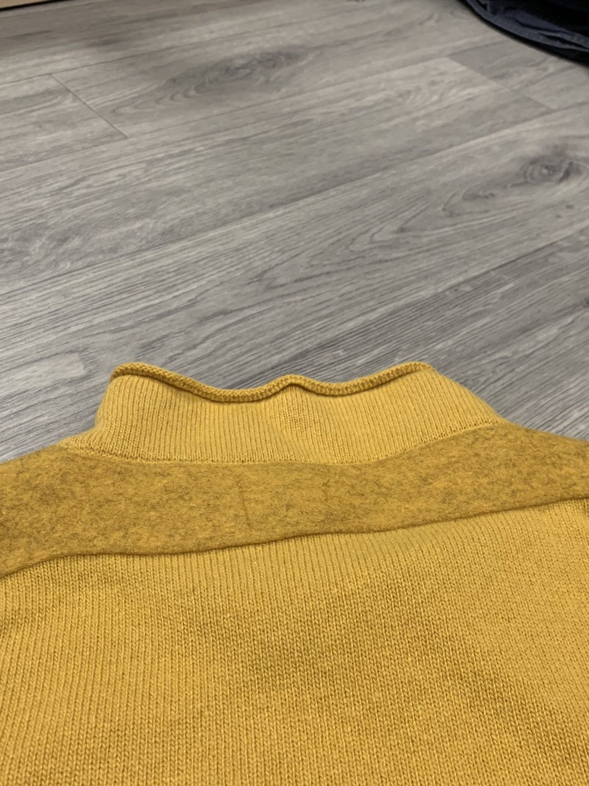 Vintage Stone Island Yellow Lambswool Knit Jumper L/S Size M Size US L / EU 52-54 / 3 - 11 Thumbnail