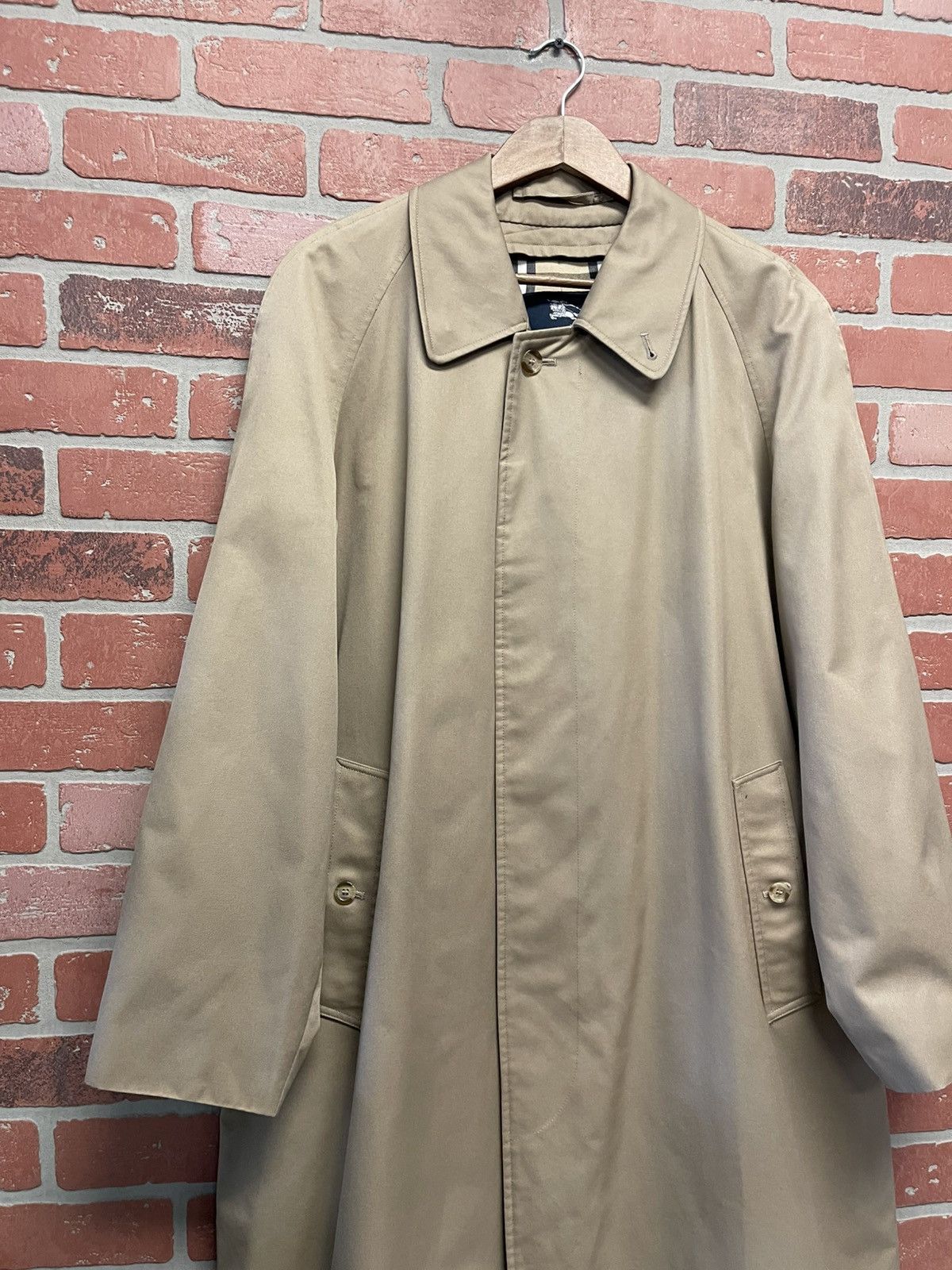 Burberry Size L - Burberry Prorsum Balmac Trench Coat Nova Check Size US L / EU 52-54 / 3 - 2 Thumbnail