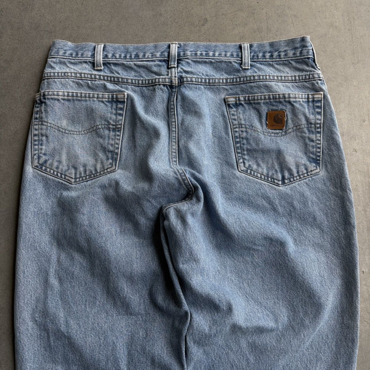 Carhartt Vintages 38x32 Baggy Carhartt Blue Jeans Workwear Carpenter Size US 38 / EU 54 - 5 Thumbnail