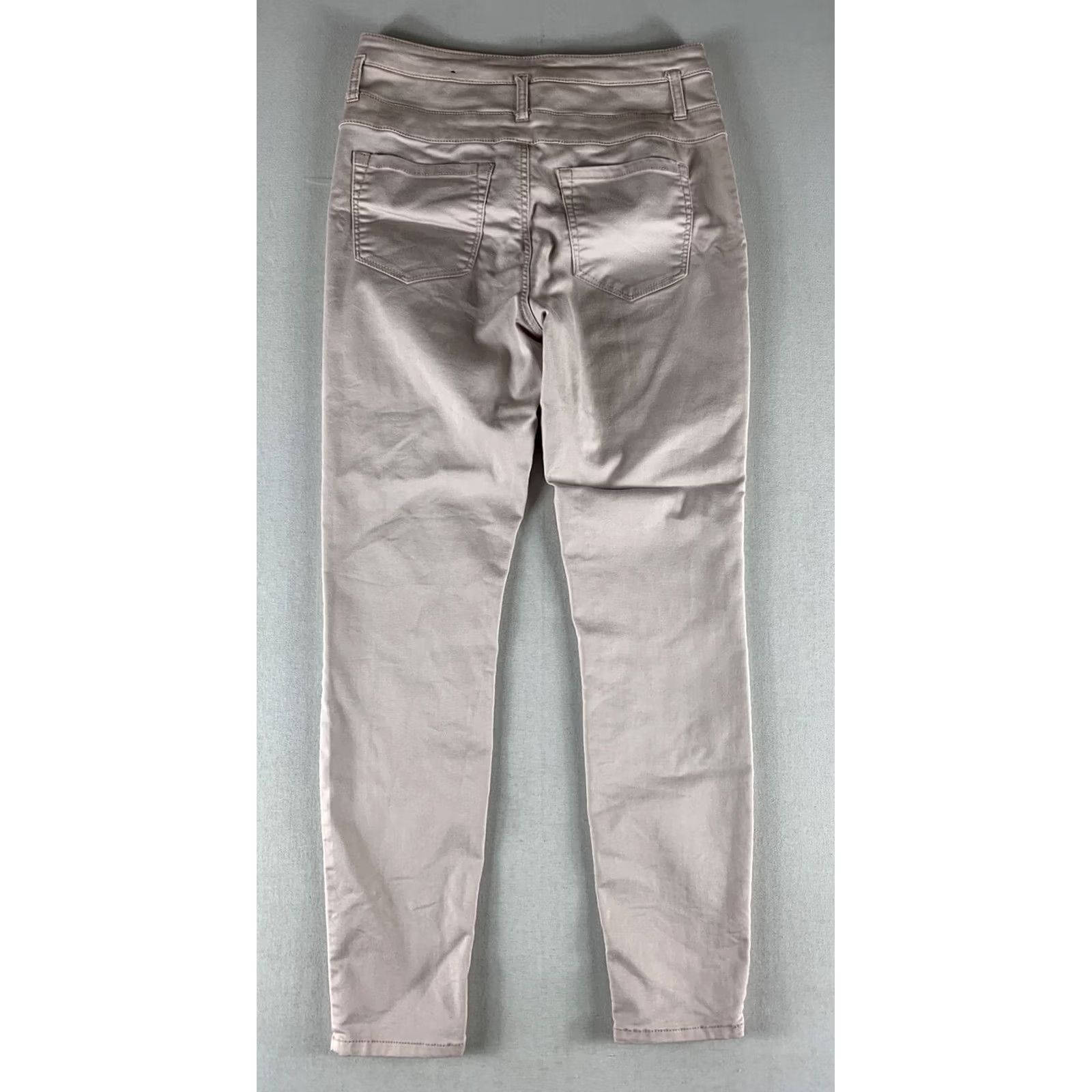 Pinko REFUGE JEANS WOMENS SIZE 8 PINK SKINNY 28X28 Denim Belt Loops Pockets Button Zipper Regular 28 in Inseam Size 30" / US 8 / IT 44 - 2 Thumbnail