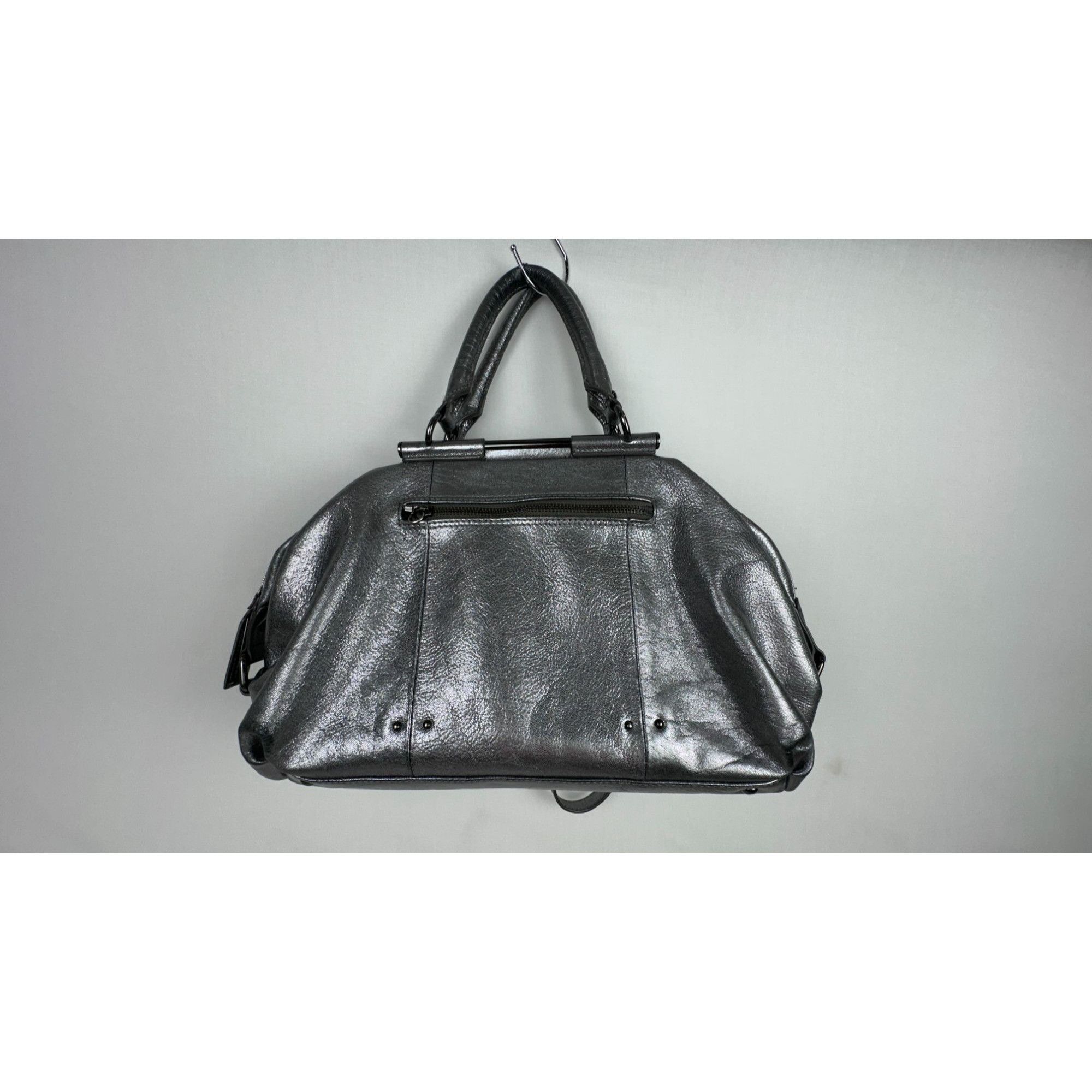 Kenneth Cole Kenneth Cole New York Metallic Silver Leather Shoulder Bag M Size ONE SIZE - 1 Thumbnail
