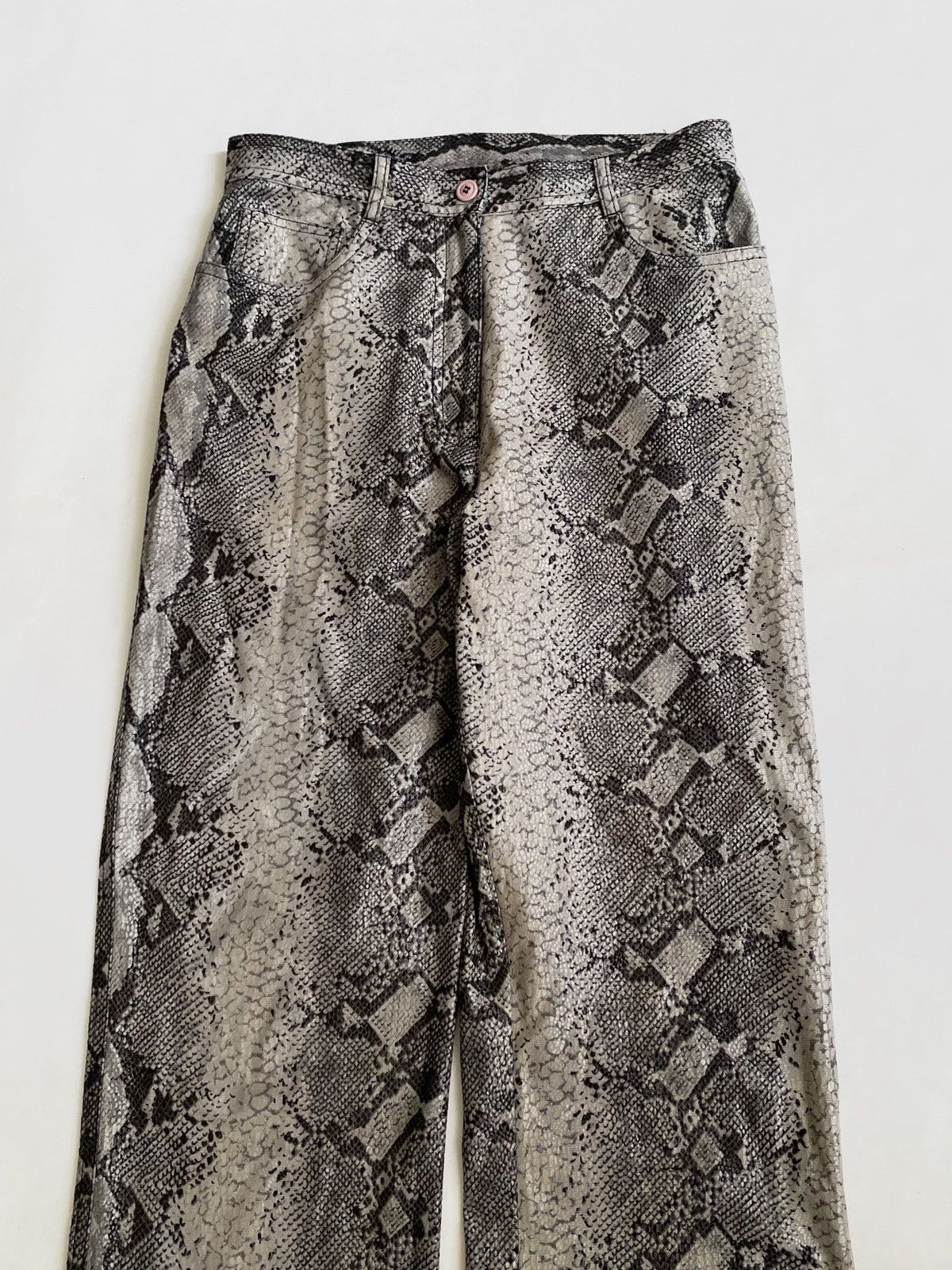 Vintage Vintage Animal snake print pants Japanese style Size 26" / US 2 / IT 38 - 3 Thumbnail
