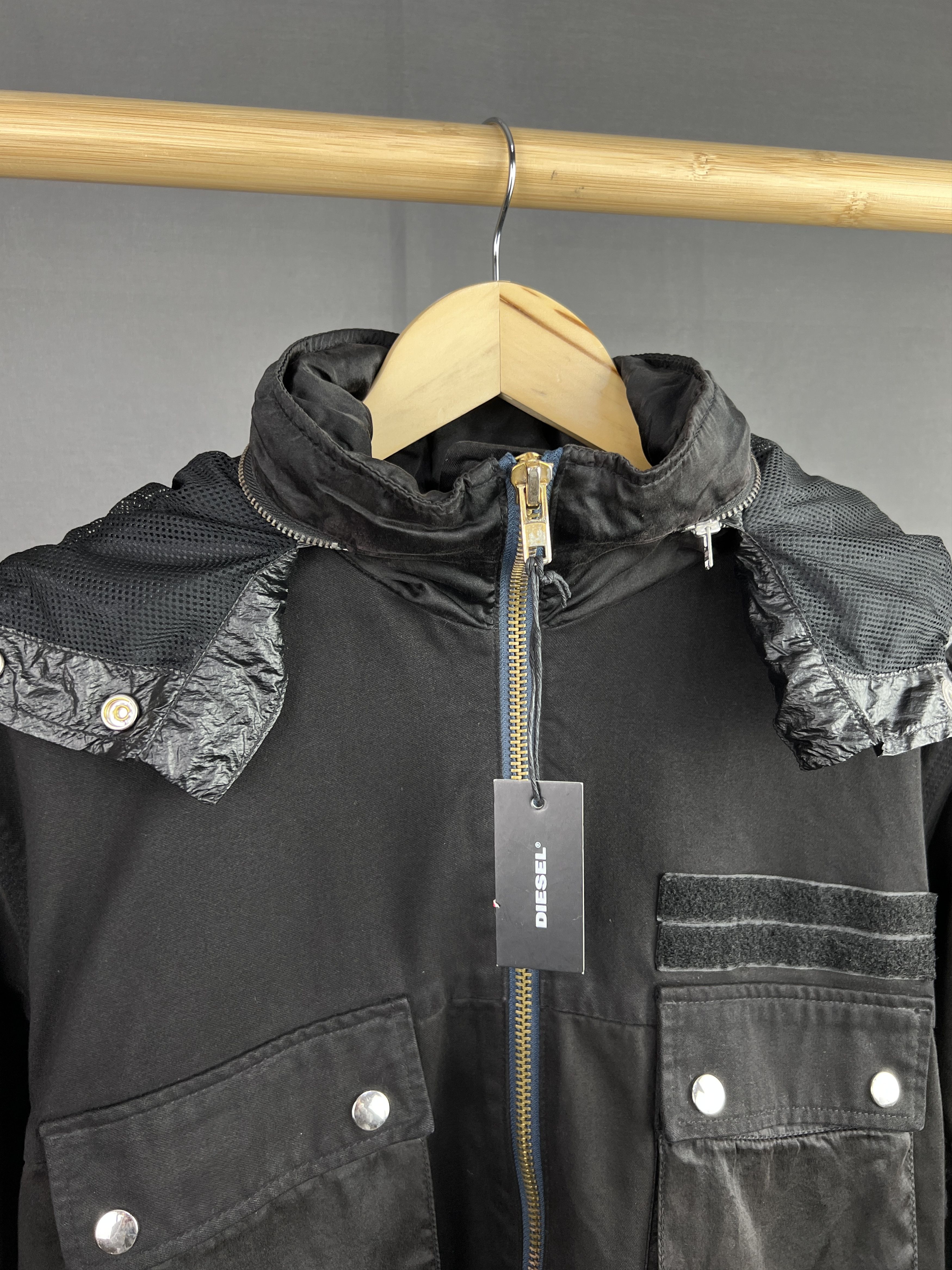Diesel Crazy Designer Sample Diesel Mulitpockets Distressed Jacket Size US M / EU 48-50 / 2 - 16 Thumbnail