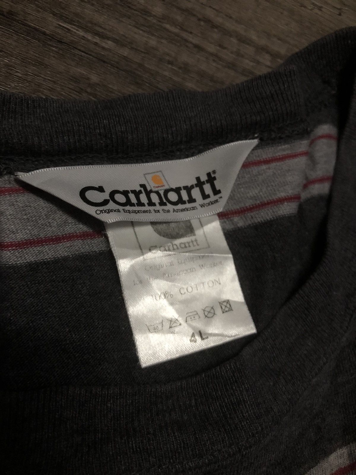 Carhartt × Vintage Vintage Carhartt Long Sleeve Shirt Size US XXL / EU 58 / 5 - 16 Thumbnail