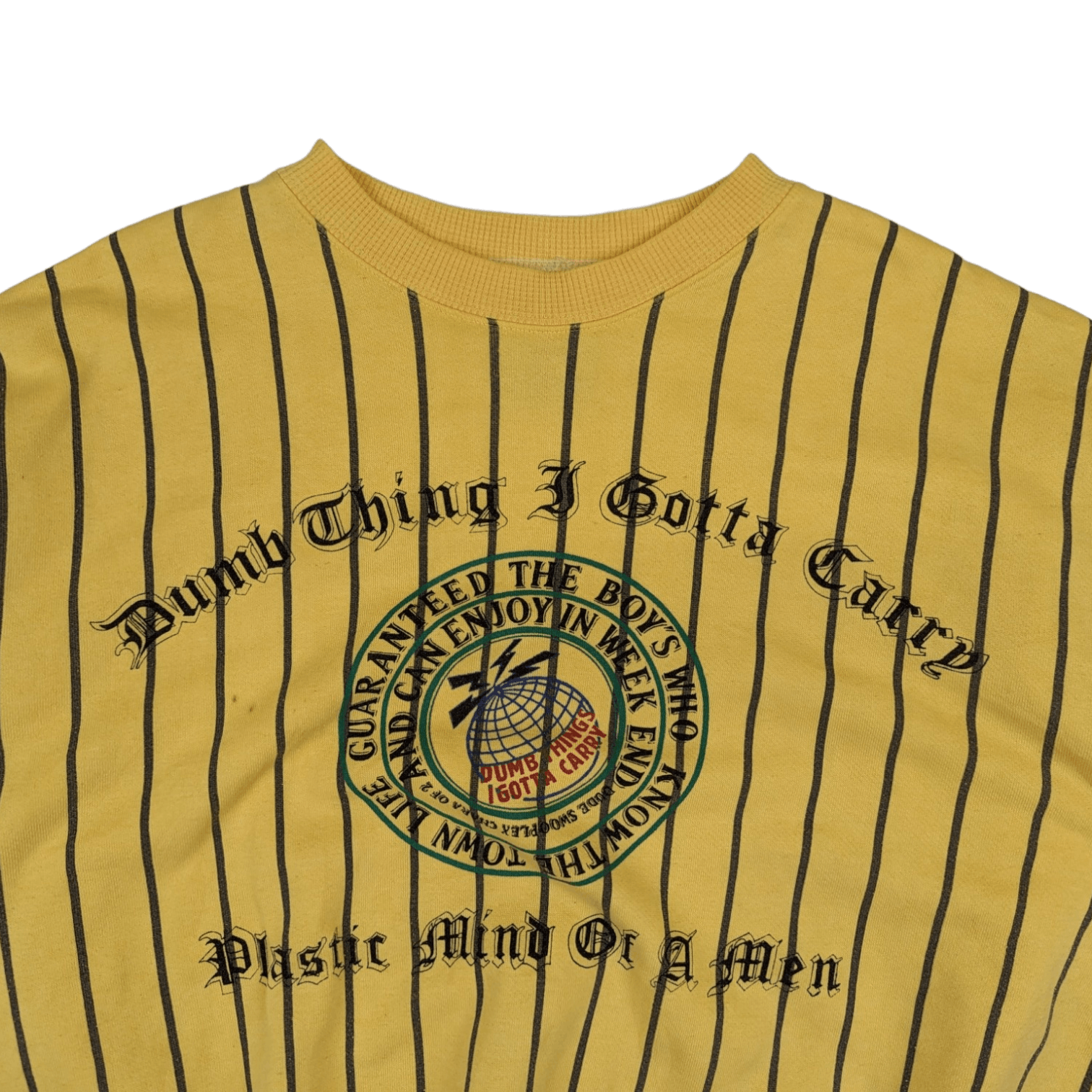 Japanese Brand Vintage Japan DUDE SWOOPLEX Striped Jumper Sweatshirt Size US XL / EU 56 / 4 - 4 Thumbnail