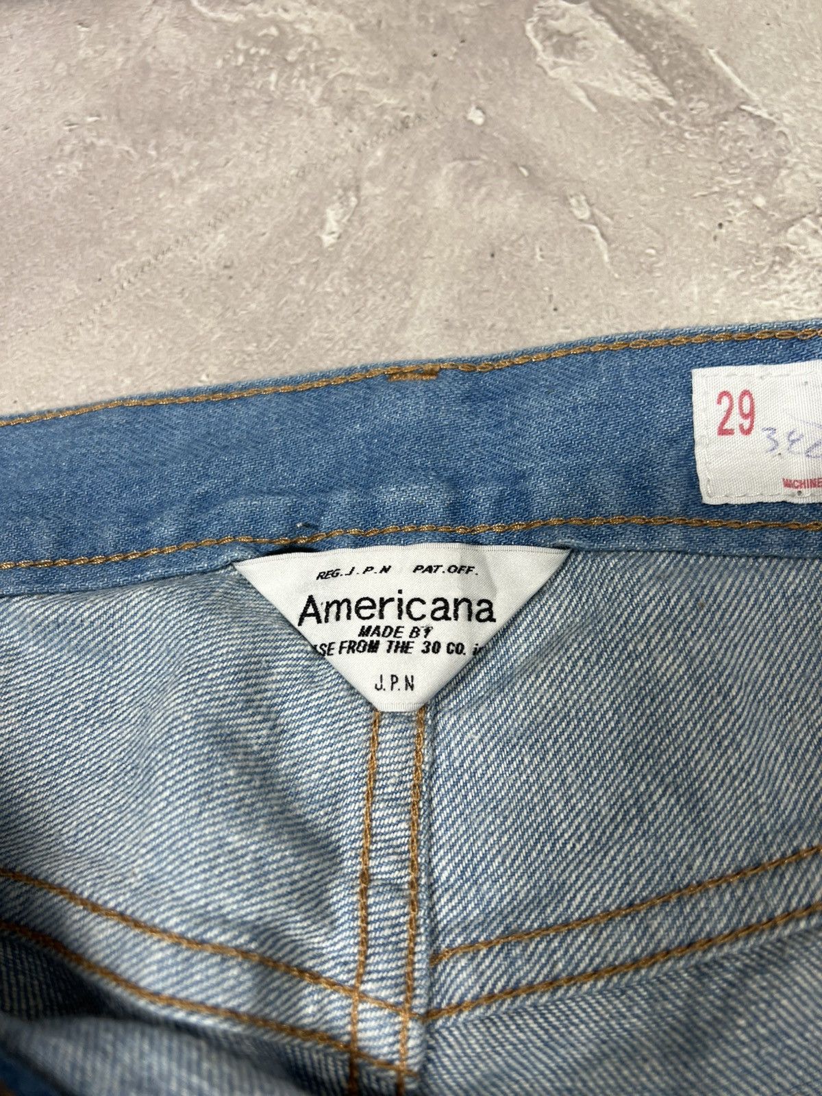 Vintage Vintage Japanese Brand Americana Blue Jeans Size 30" / US 8 / IT 44 - 9 Thumbnail