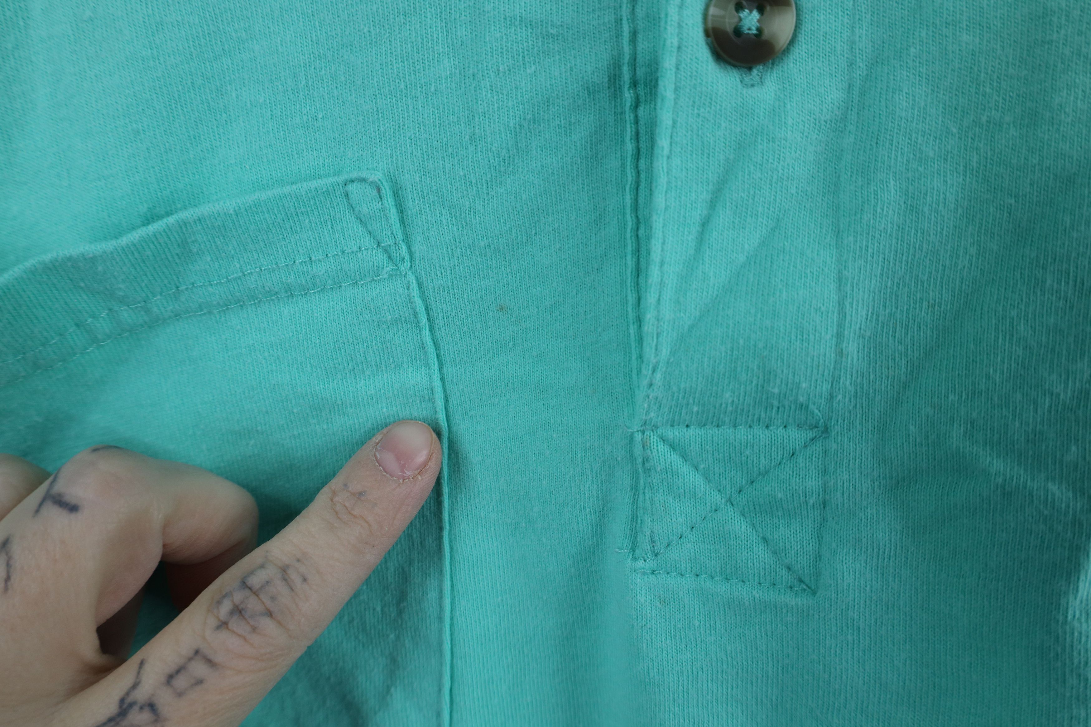 Vintage Vintage 90s Streetwear Collared Pullover Polo Shirt Teal Size US M / EU 48-50 / 2 - 4 Thumbnail