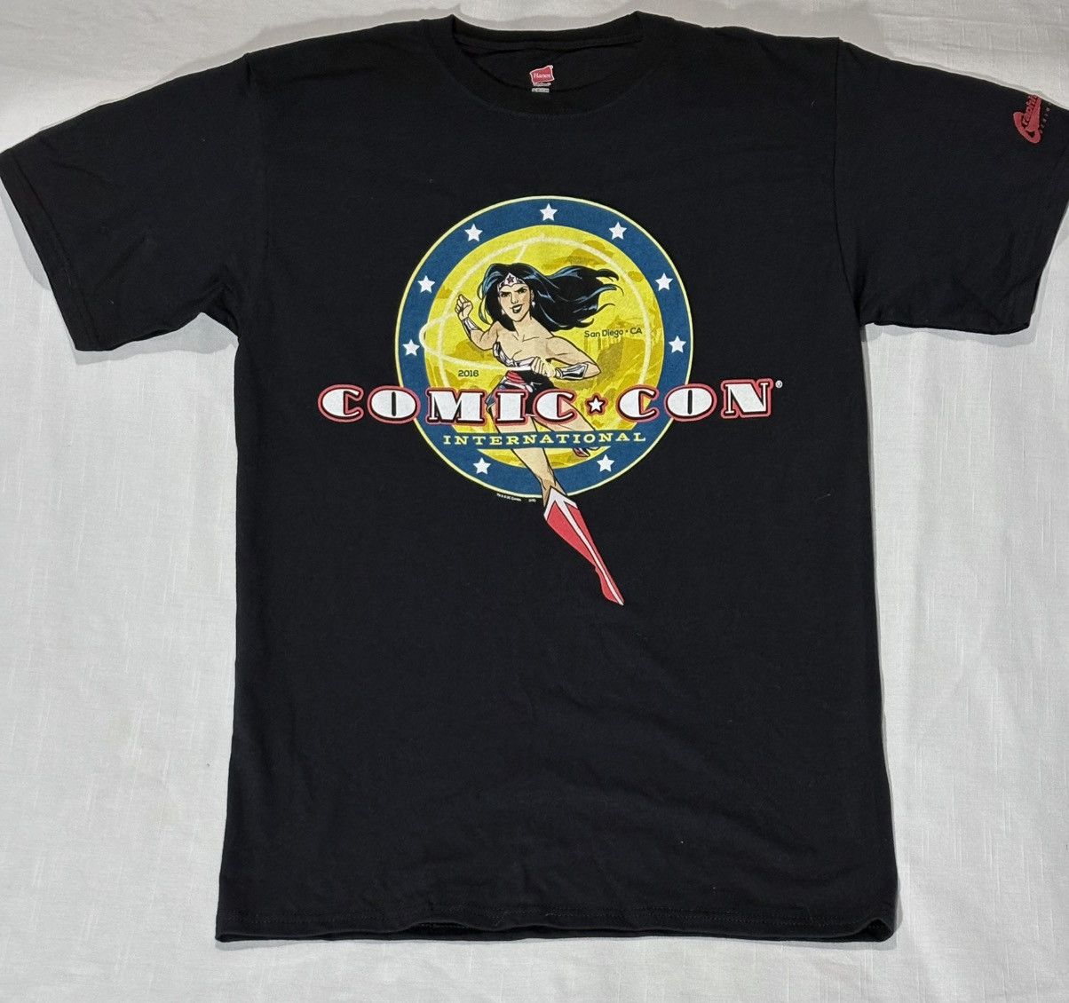 Hanes San Diego 2016 Comic-Con Black Short Sleeve Tee Hanes Small Size S / US 4 / IT 40 - 1 Thumbnail
