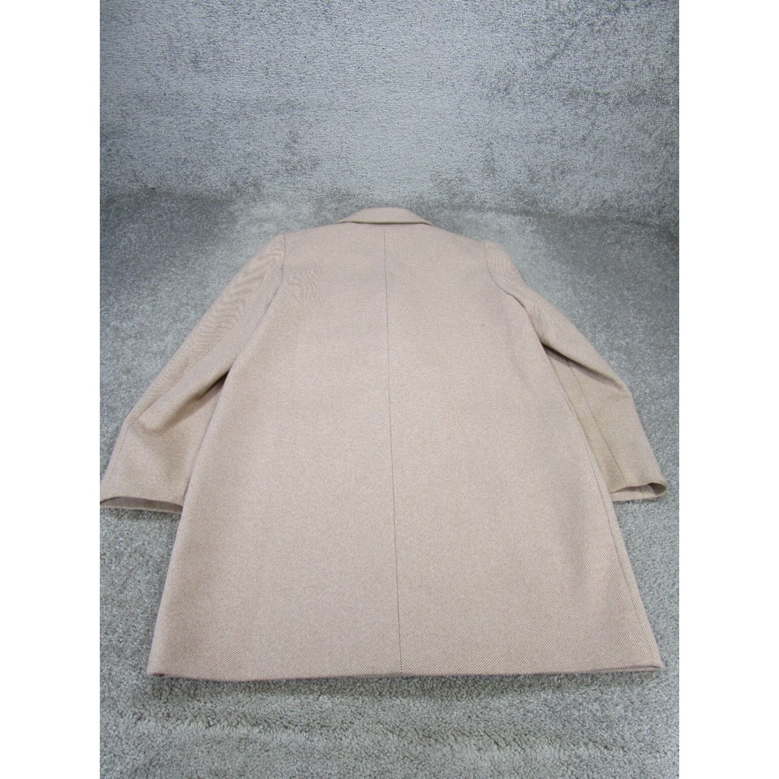 Zara Zara Pea Coat Womens Medium Pink Flannel Casual *Stains Size M / US 6-8 / IT 42-44 - 3 Thumbnail