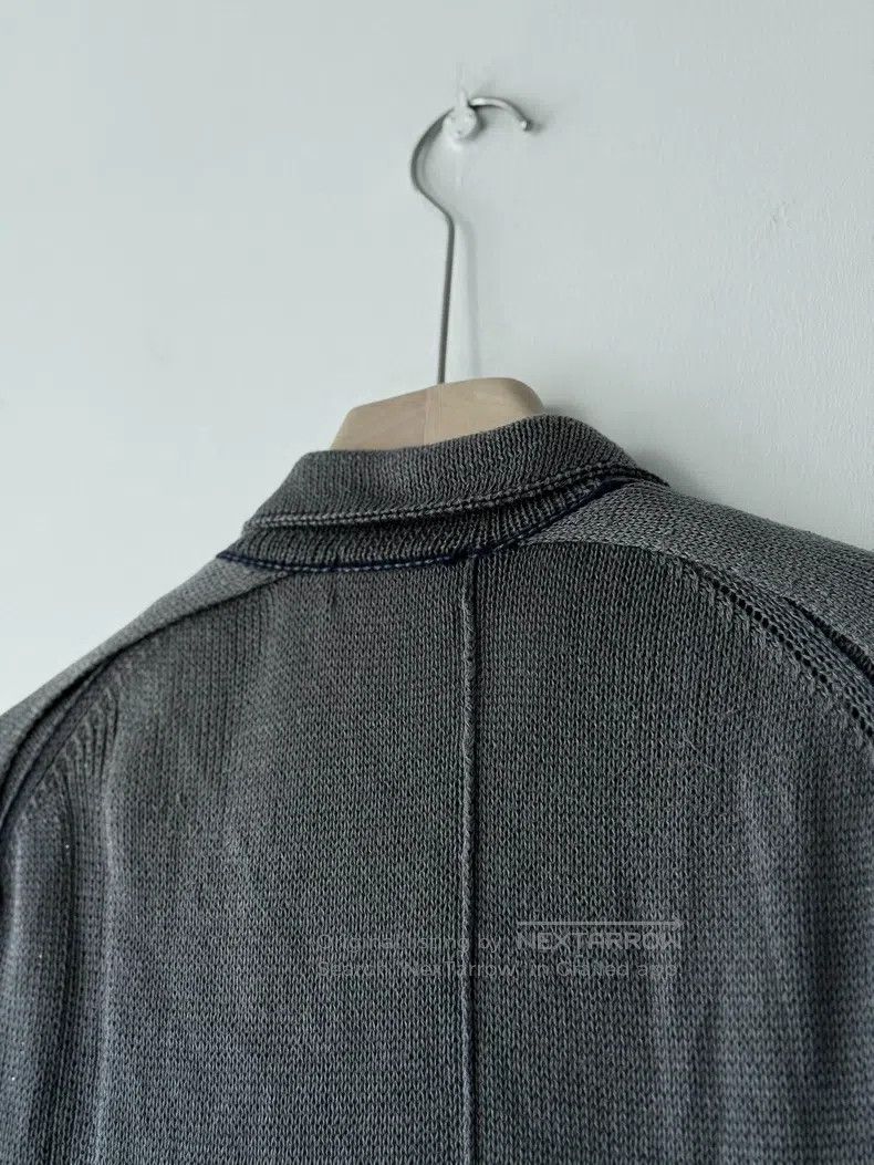 Yohji Yamamoto Yohji Yamamoto Deconstructed patchwork mid-length knit car Size US L / EU 52-54 / 3 - 4 Thumbnail