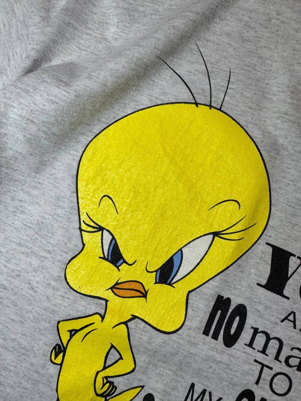 Vintage × Warner Bros Vintage 1995 Tweety Tee Superio Intawect Quote Warner Bros. Size US L / EU 52-54 / 3 - 4 Thumbnail