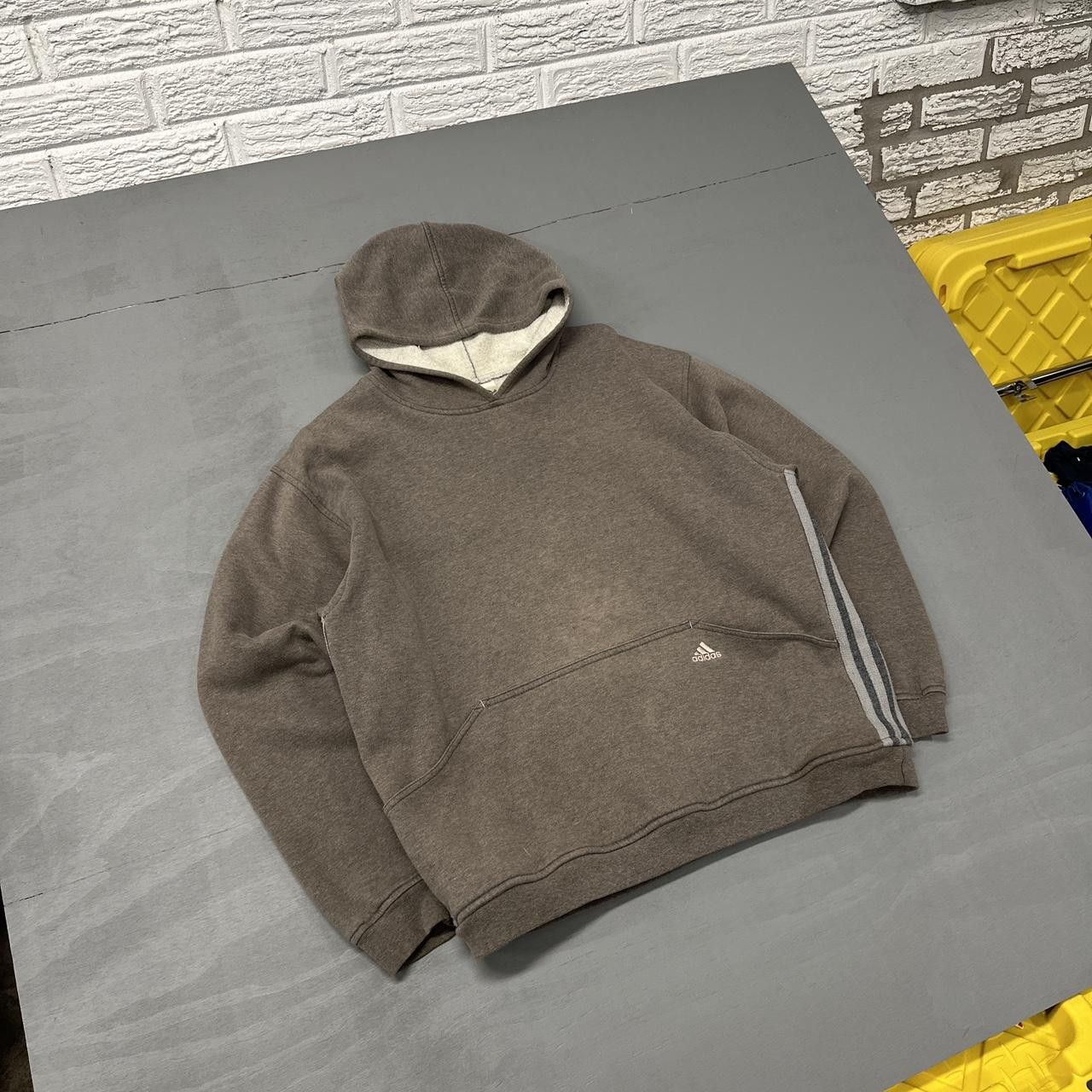 Adidas Y2K Adidas Faded Brown Hoodie Sweatshirt Men’s Small Size US S / EU 44-46 / 1 - 3 Thumbnail