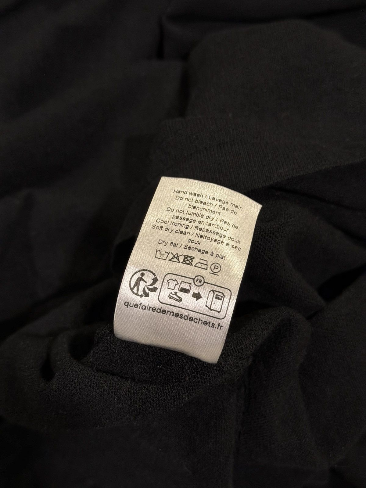 Lemaire Lemaire Boxy Thin Black Round Neck Pullover Sweater Size US XL / EU 56 / 4 - 16 Thumbnail