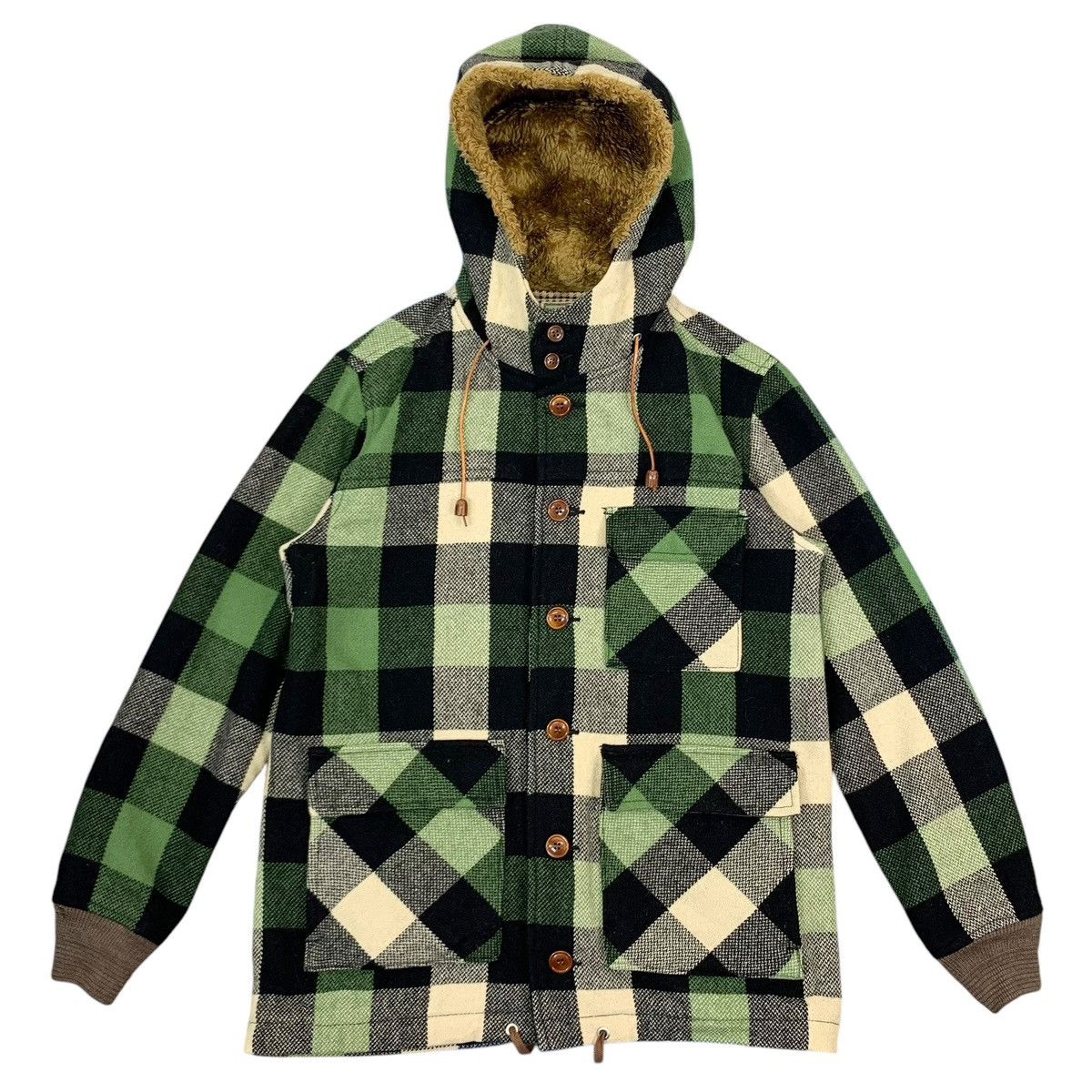 Japanese Brand × Vintage VINTAGE BACK ALLEY OLD BOYS TARTAN HOODIE JACKET Size US M / EU 48-50 / 2 - 1 Thumbnail