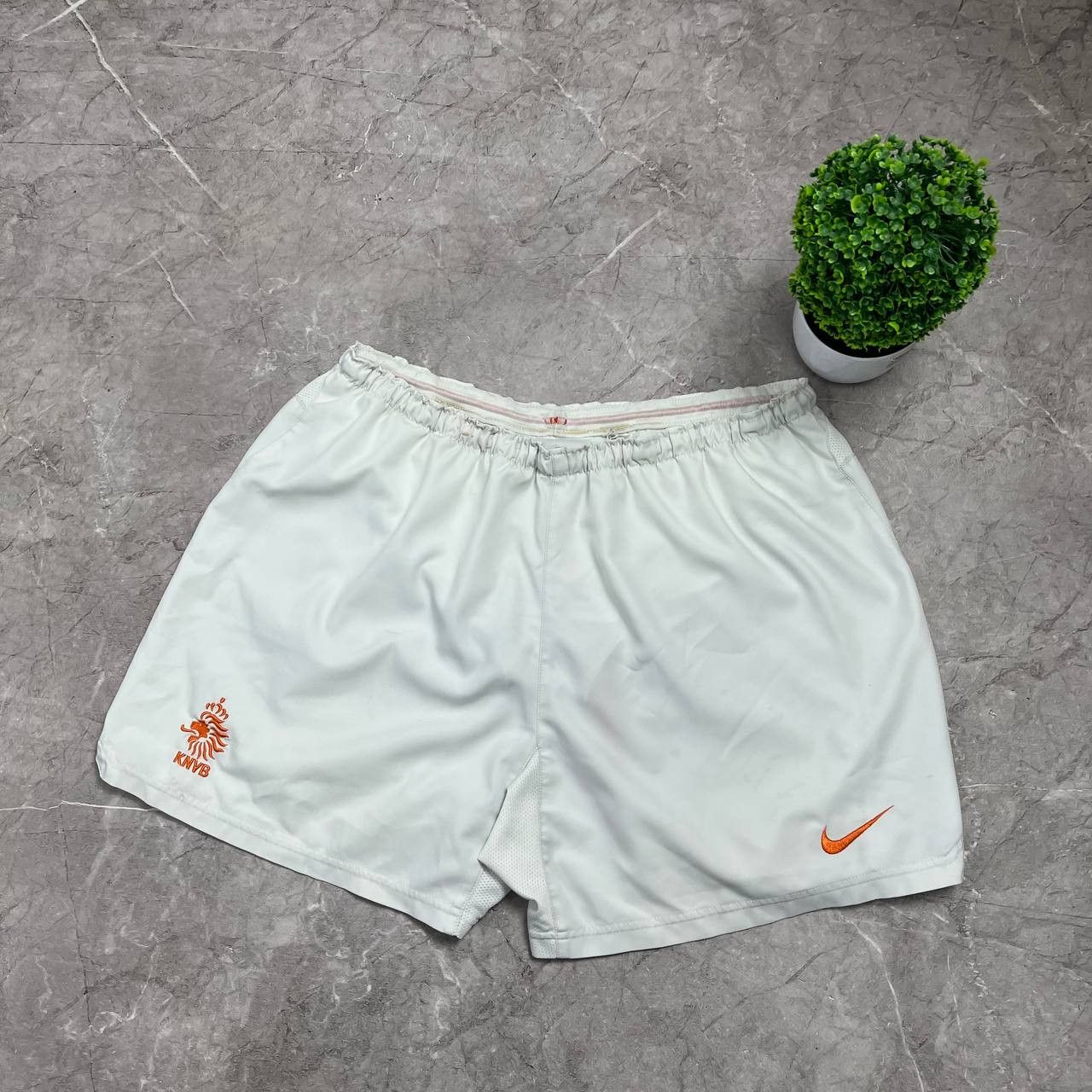 Nike Nike Total 90 Netherland Vintage Mens Football Shorts Soccer Size US 33 - 7 Thumbnail