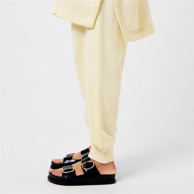 Jil Sander o1g2r1mq1024 Sweatpants in Butter Size 25" / US 0 / IT 36 - 3 Thumbnail