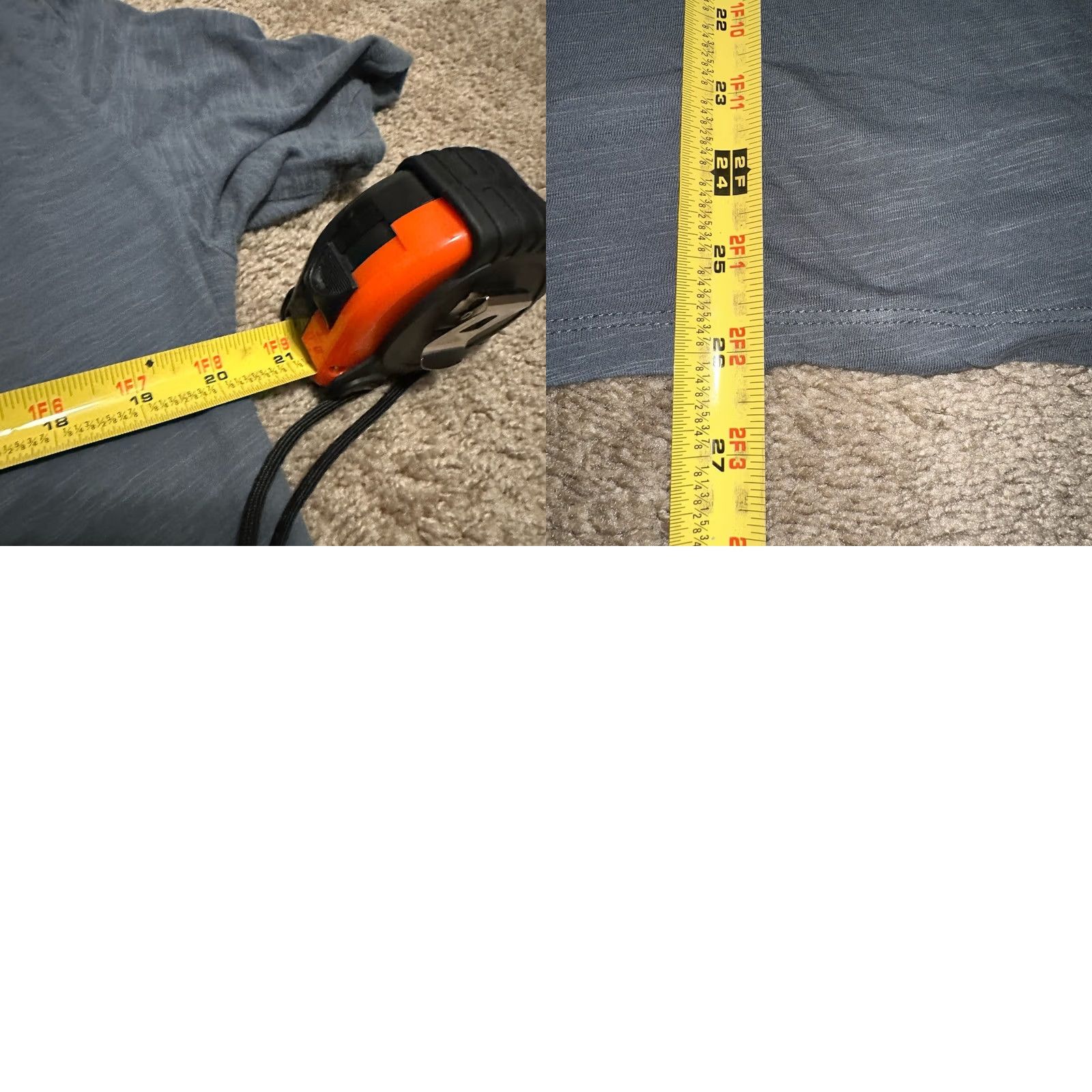 Vuori Vuori The Rise Tee Mens L Pocket Short Sleeve Blue Size US 33 - 8 Thumbnail