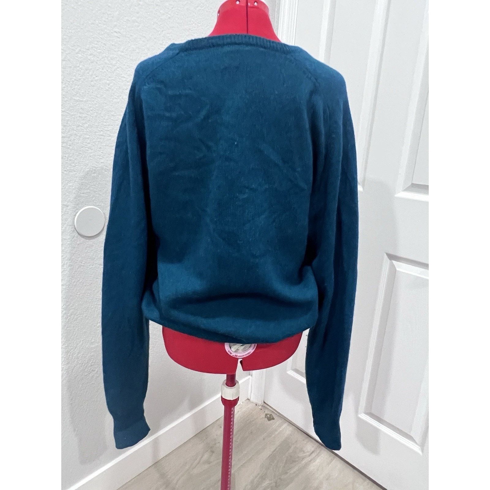 Other John Martin Men’s Wool Blend Green Preppy Academia pullover Size US L / EU 52-54 / 3 - 8 Thumbnail