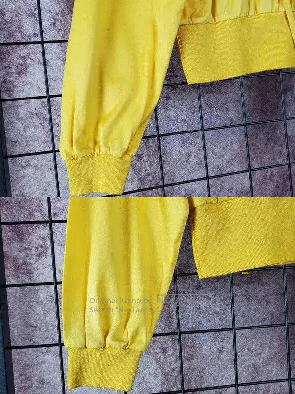 Dior Dior Yellow Cotton Logo Long Sleeve Top . Size M / US 6-8 / IT 42-44 - 9 Thumbnail
