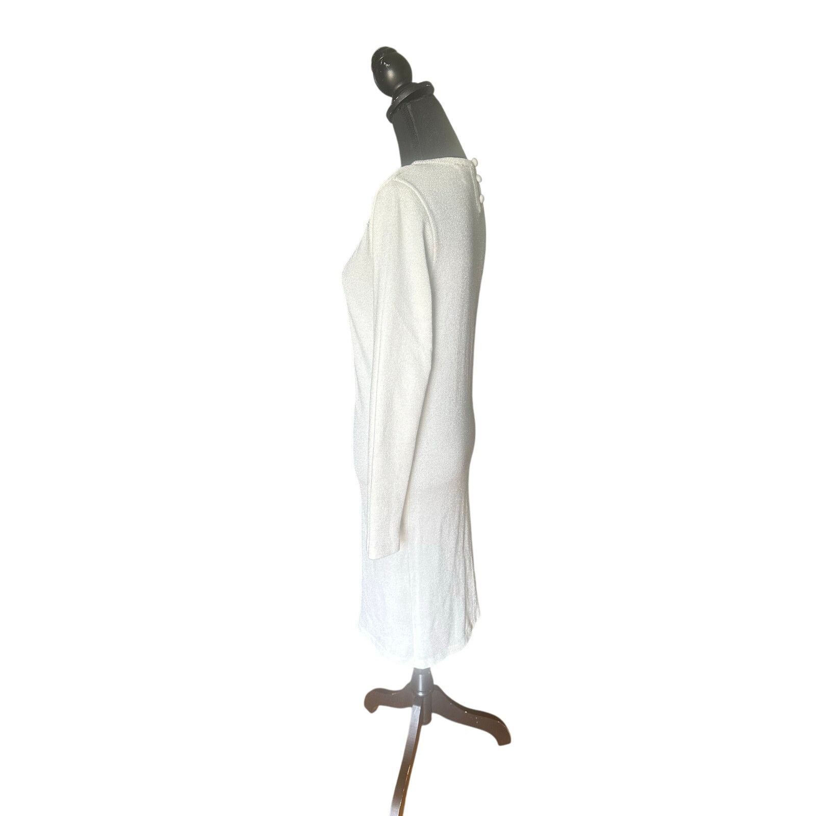 Liz Claiborne Liz Claiborne Beaded Sweater Dress Size S / US 4 / IT 40 - 5 Thumbnail