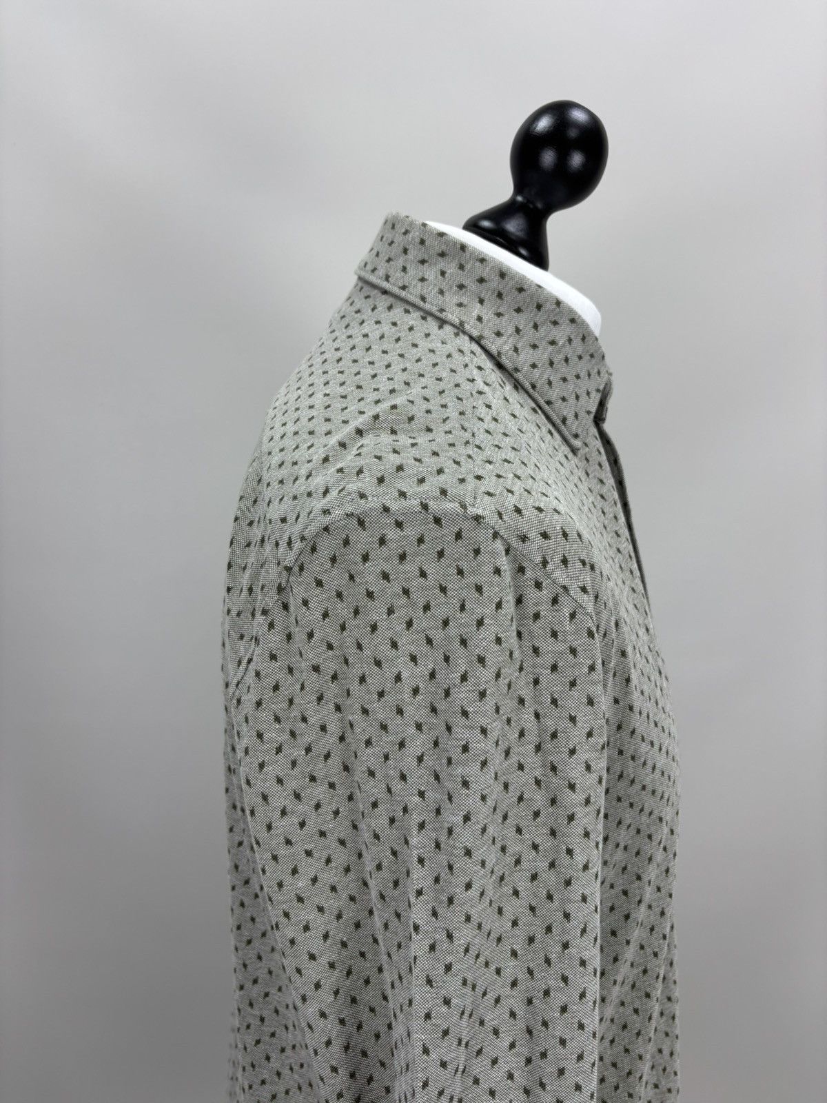 Hugo Boss Mens shirt BOSS Size L Color Gray Size US L / EU 52-54 / 3 - 6 Thumbnail