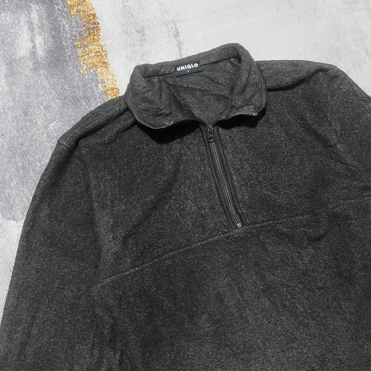 Japanese Brand × Kansai Yamamoto × Uniqlo Uniqlo Anorax Fleece Jacket Designer Size US L / EU 52-54 / 3 - 3 Thumbnail