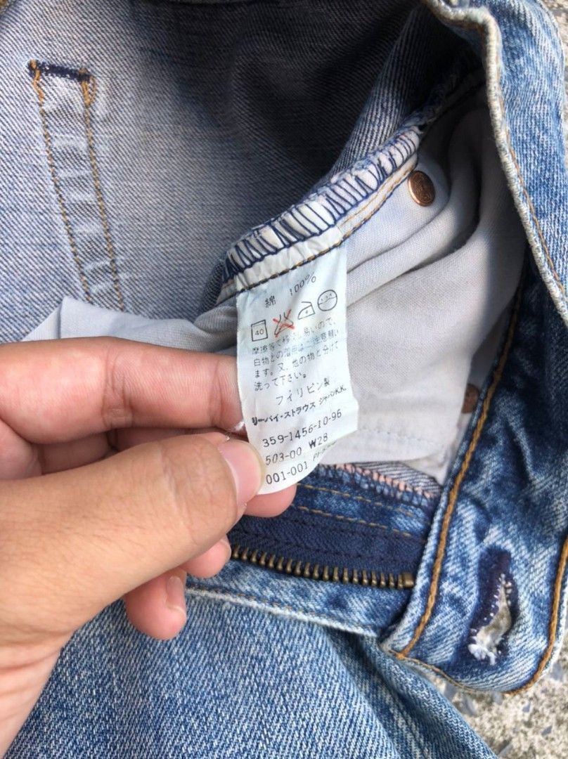 Levi's × Levi's Vintage Clothing Levi's Strauss 503 Selvedge Denim Jeans Size US 27 - 6 Thumbnail