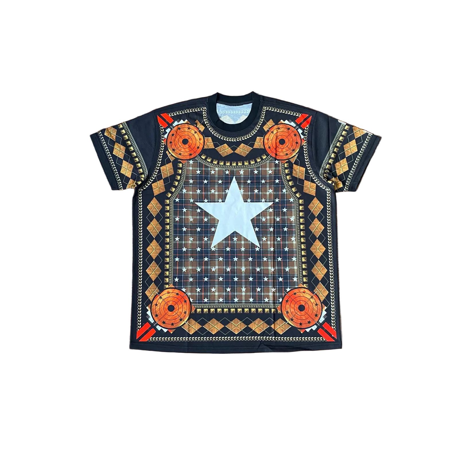 Givenchy Black Target Star Oversized T-Shirt Size US M / EU 48-50 / 2 - 1 Thumbnail
