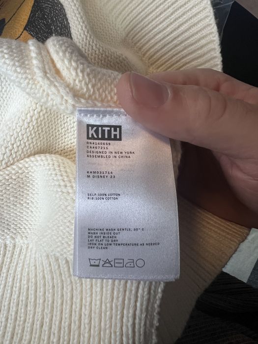 Kith DISNEY | KITH PLUTO CREWNECK SWEATER - SANDRIFT | Grailed