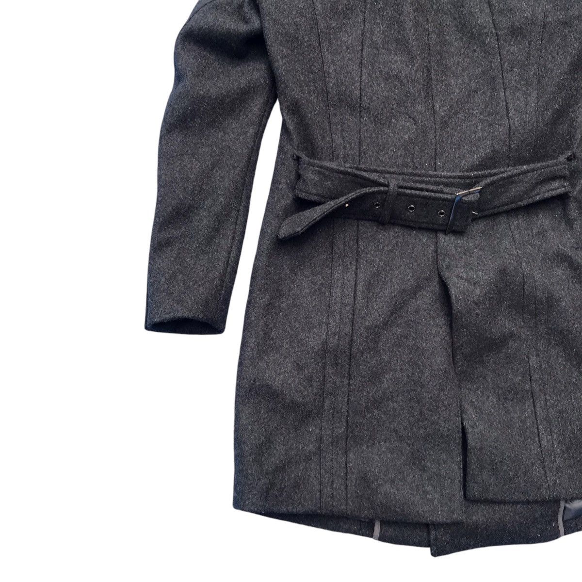 Schlussel Avant Garde Schlussel Double Breasted Wool Coat Size S / US 4 / IT 40 - 15 Thumbnail