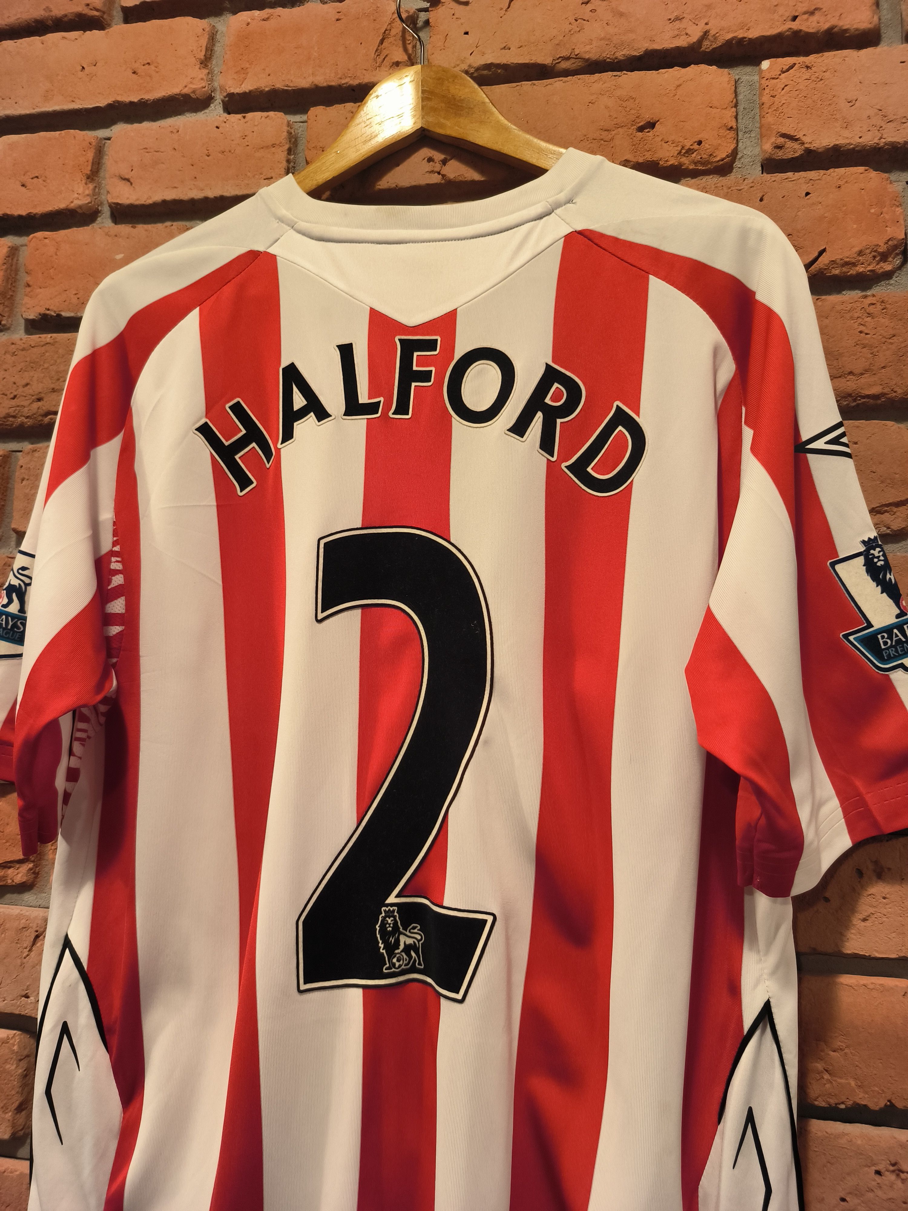 Umbro Umbro Jersey Sunderland FC Shirt Halford #2 Signed Size US XL / EU 56 / 4 - 7 Thumbnail
