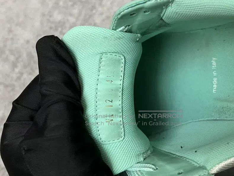 Louis Vuitton Mint green trainer shoes