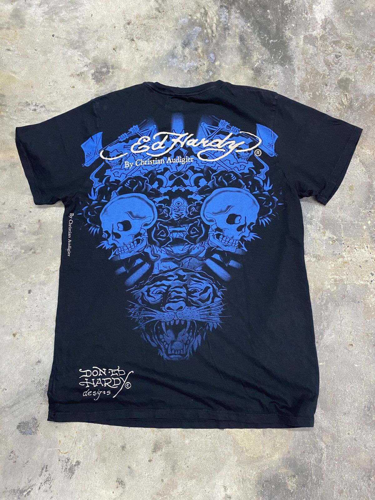 Designer × Ed Hardy × Vintage 💥edhardy vintage art tshirt Size US L / EU 52-54 / 3 - 11 Thumbnail