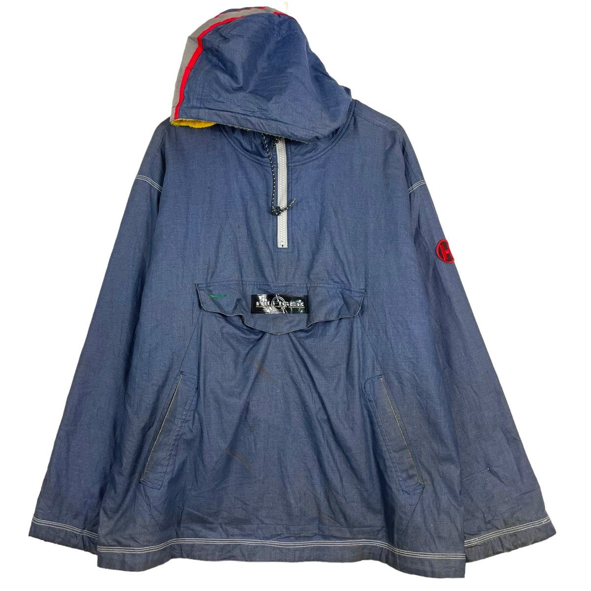 Tommy Hilfiger × Vintage 💥TOMMY HILFIGER ANORAK HOODIE SURVIVAL JACKET Size US L / EU 52-54 / 3 - 1 Thumbnail