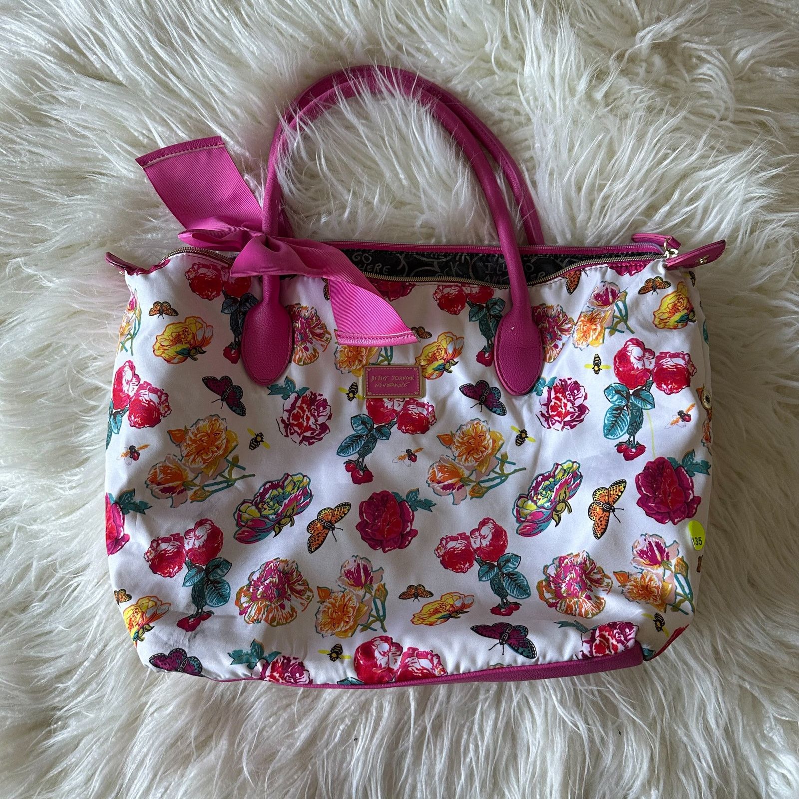 Large betsey johnson purse online