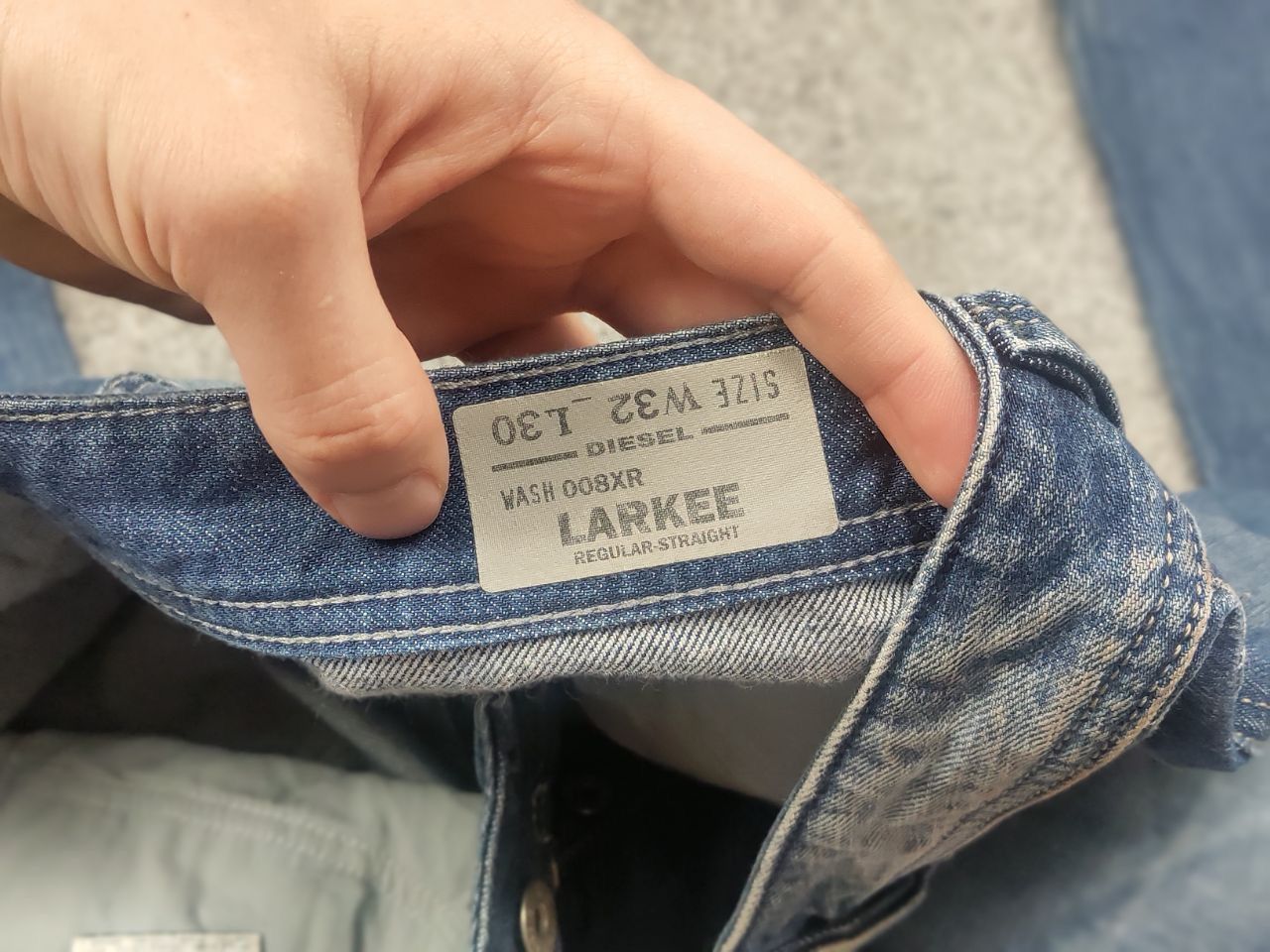Diesel Vintage Diesel larkee Faded denim Y2k Straight cut jeans LGB Size US 32 / EU 48 - 14 Thumbnail