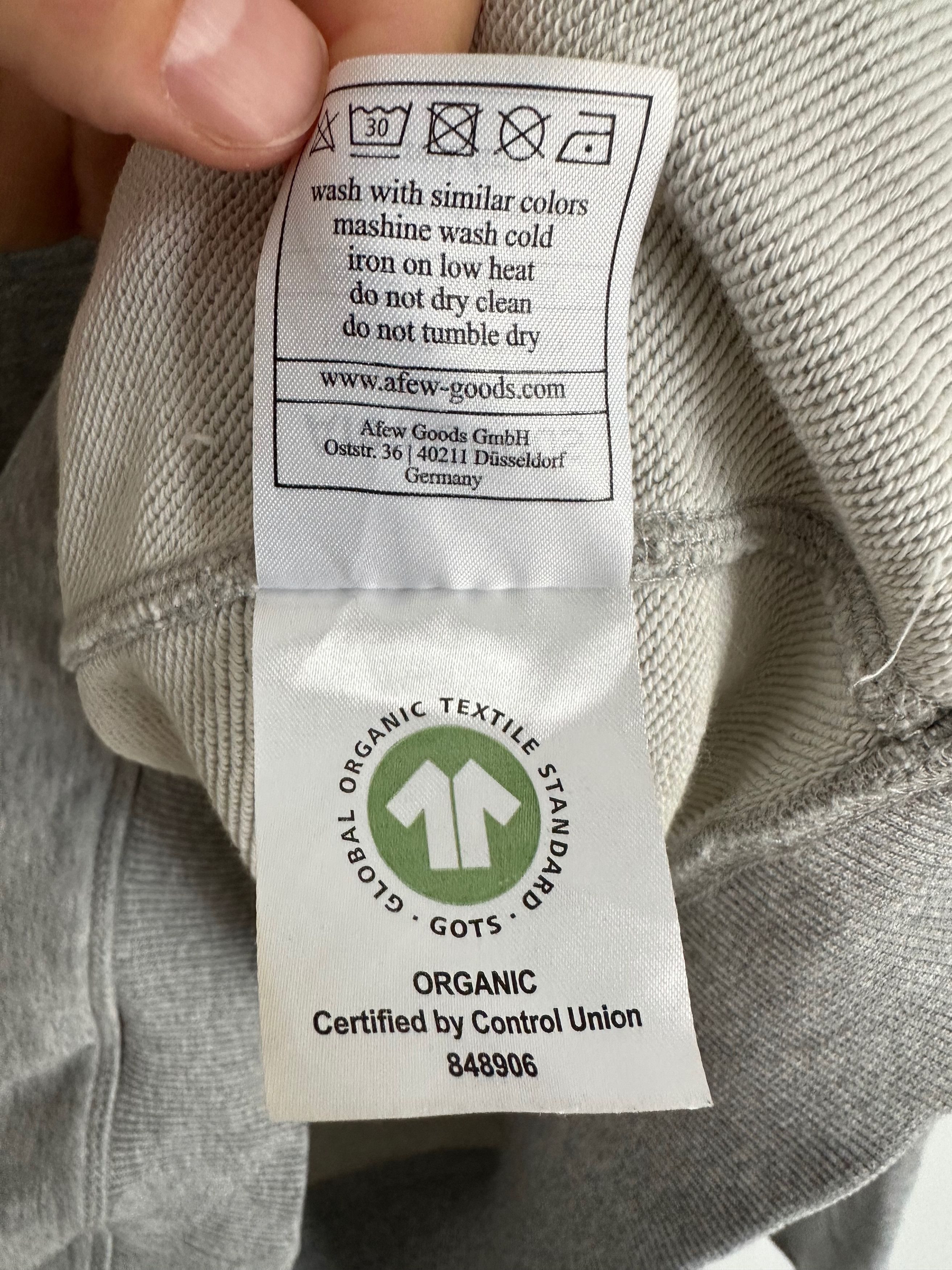 AFEW AFEW Goods Hoodie gray Size US S / EU 44-46 / 1 - 8 Thumbnail
