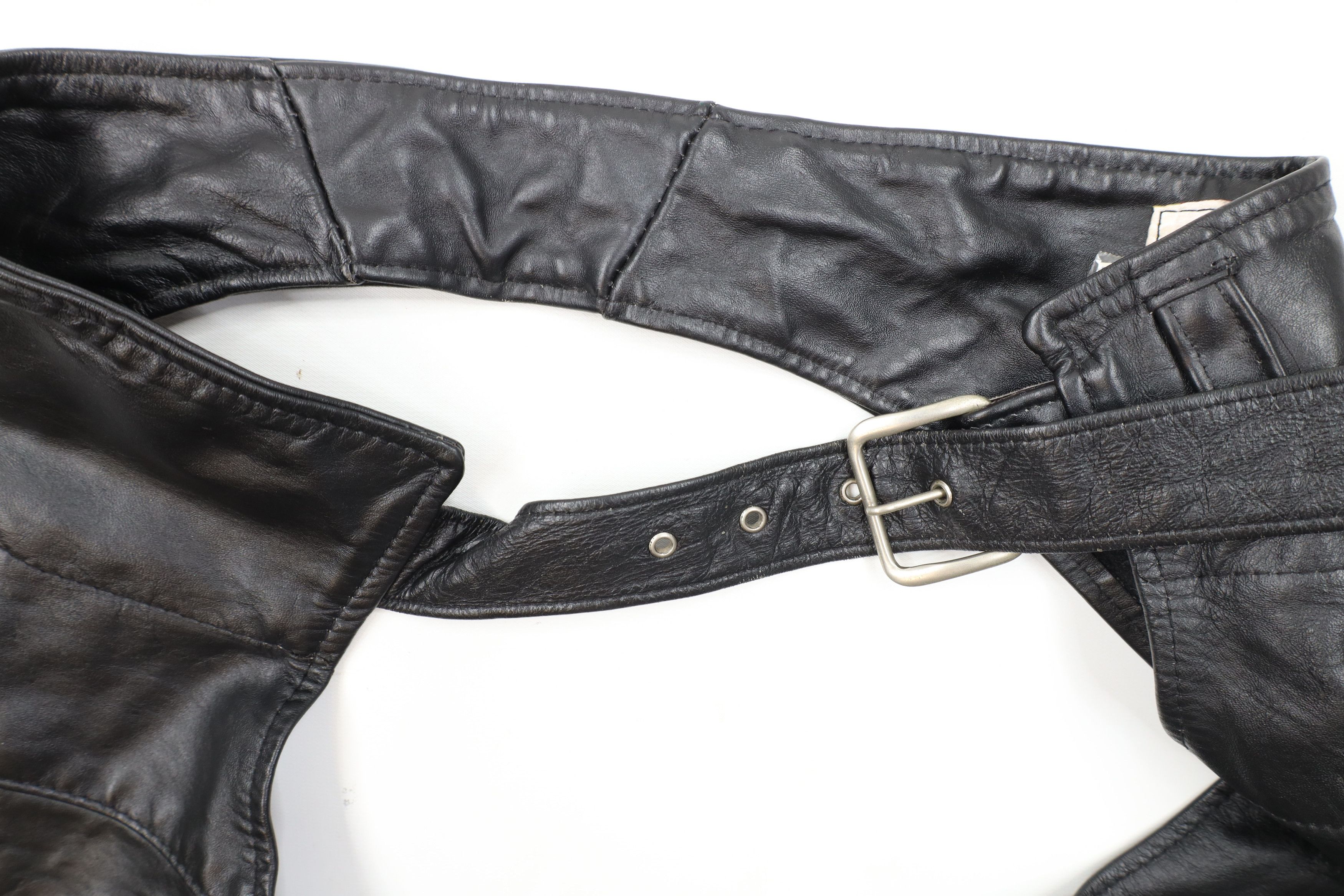 Vintage Vintage 70s Streetwear Leather Motorcycle Chaps USA Dom Size US 30 / EU 46 - 8 Thumbnail