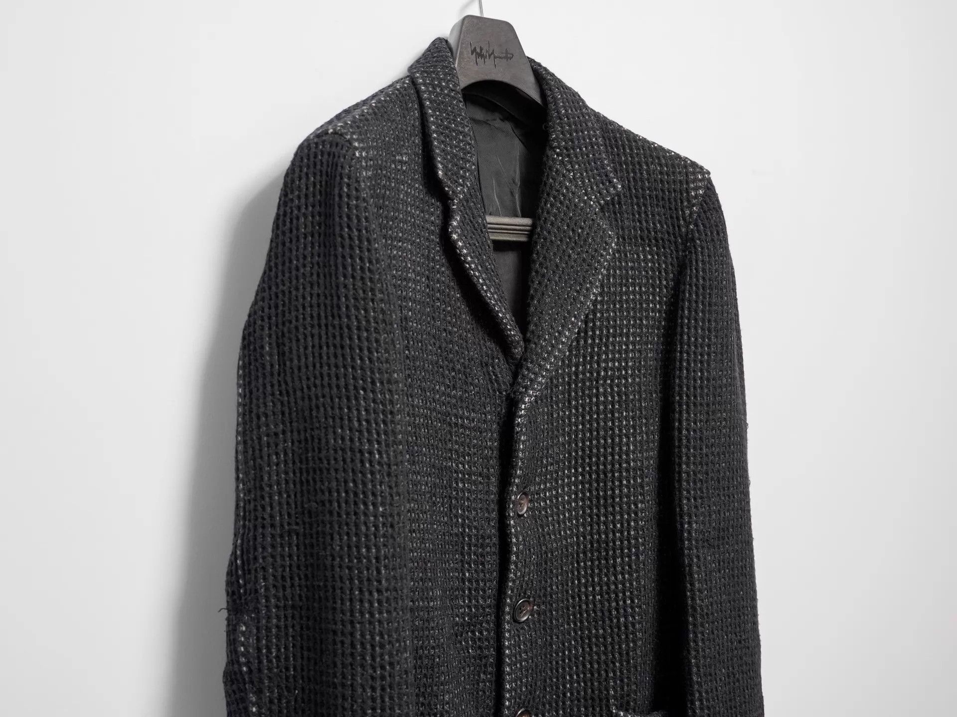 Yohji Yamamoto Yohji Yamamoto 1997AW Waffle Knit Jacket M Size US M / EU 48-50 / 2 - 3 Thumbnail