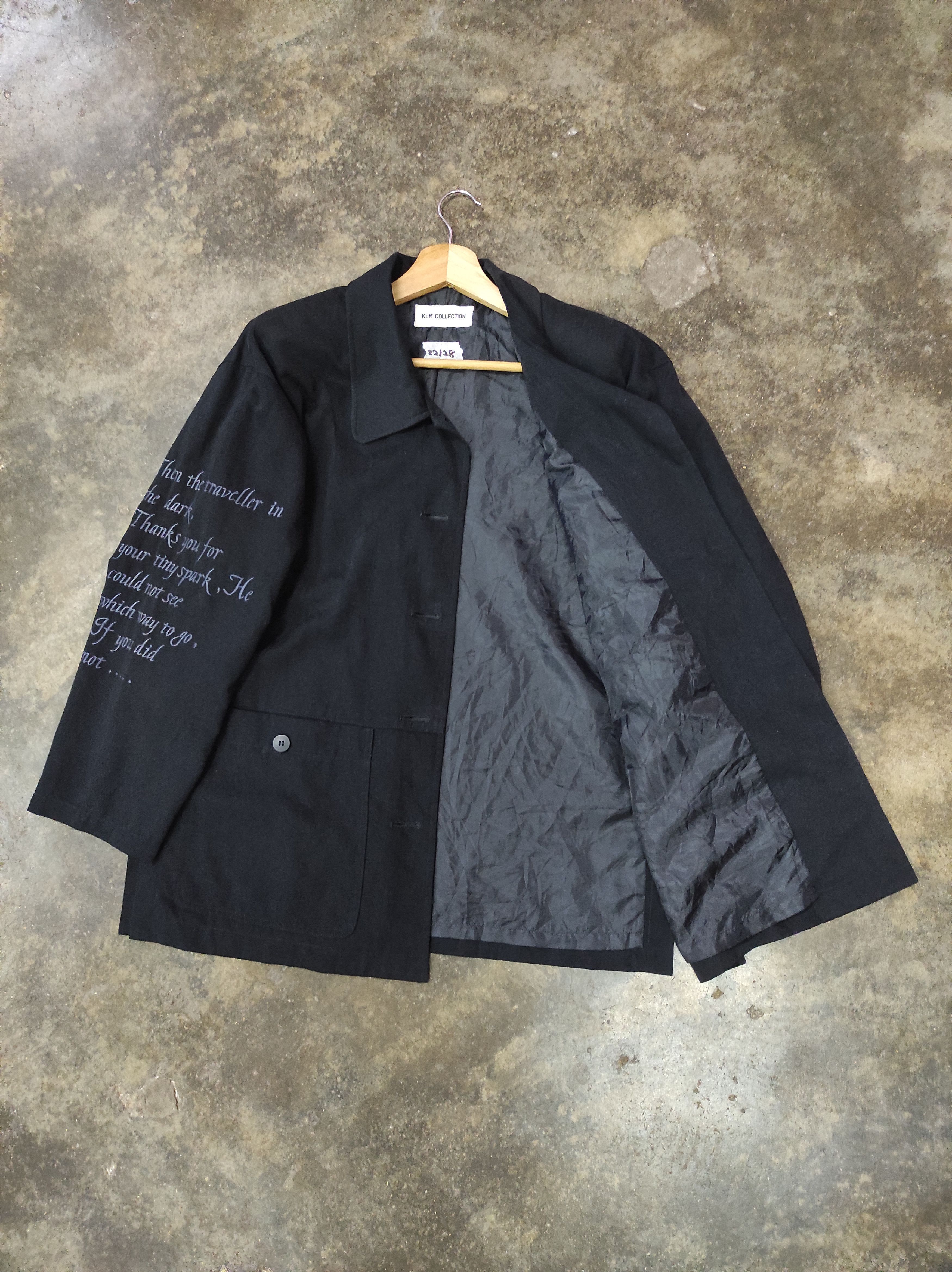 K&M COLLECTION RARE BUTTON UP JACKET