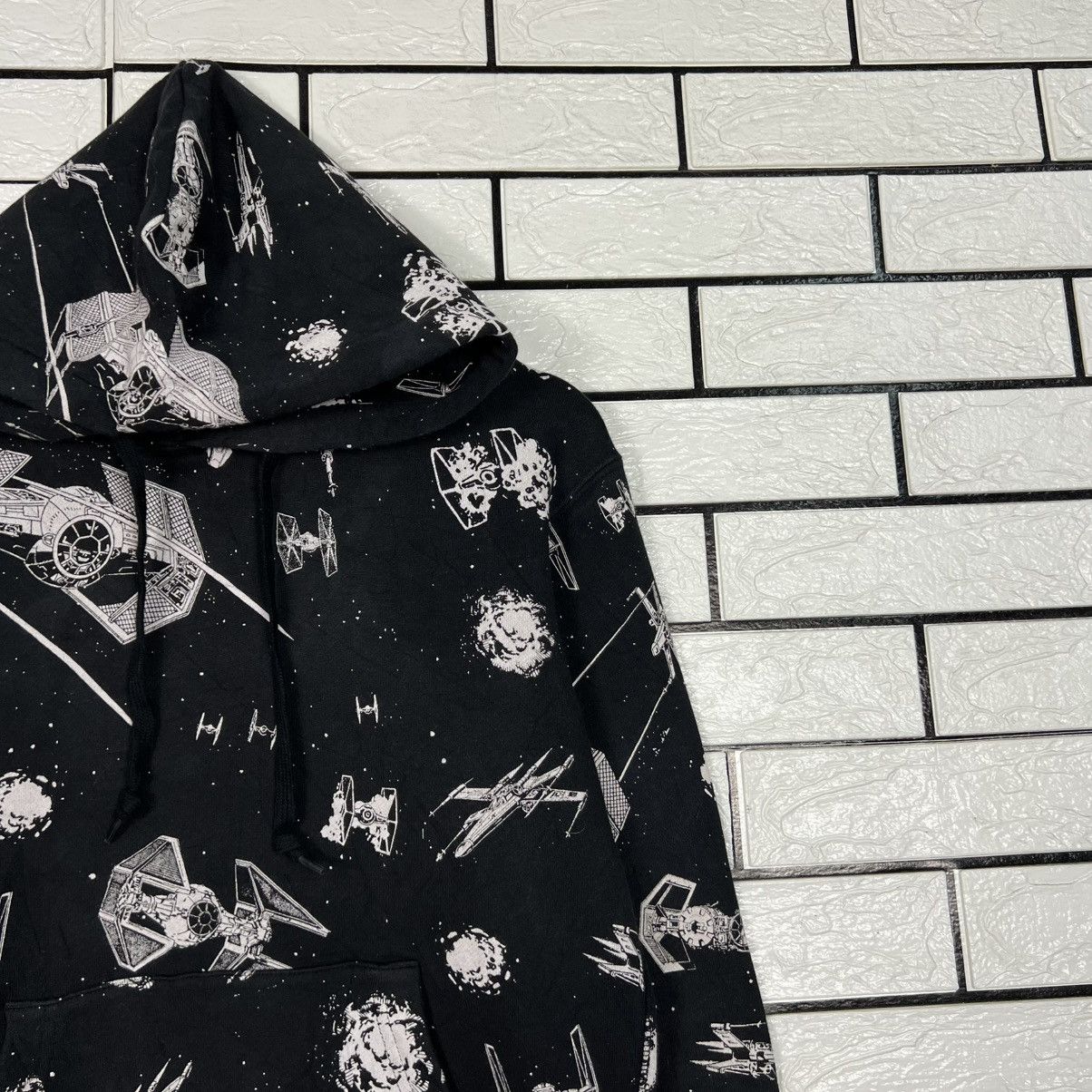 Star Wars STAR WARS Fullprint Pullover Hoodie Sweatshirt #4284-C195 Size US S / EU 44-46 / 1 - 4 Thumbnail