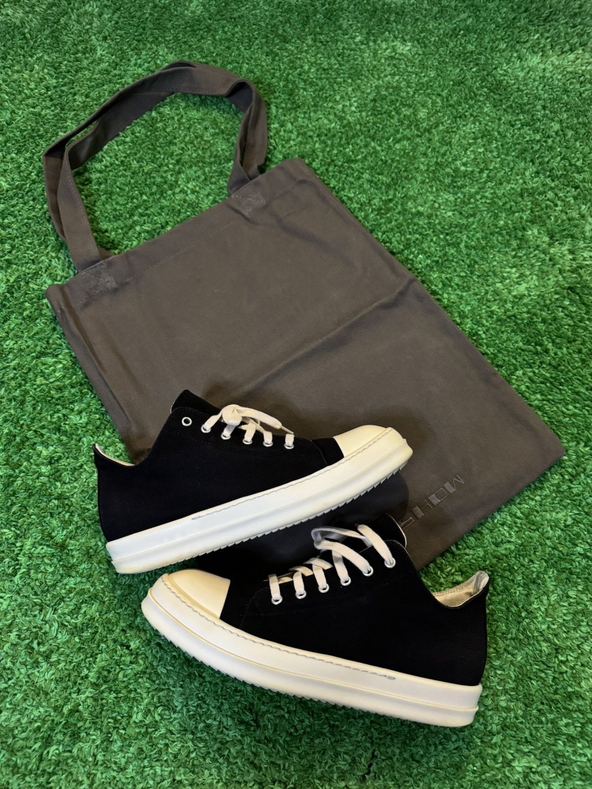 Pre-owned Rick Owens Ramones Shoes In Black