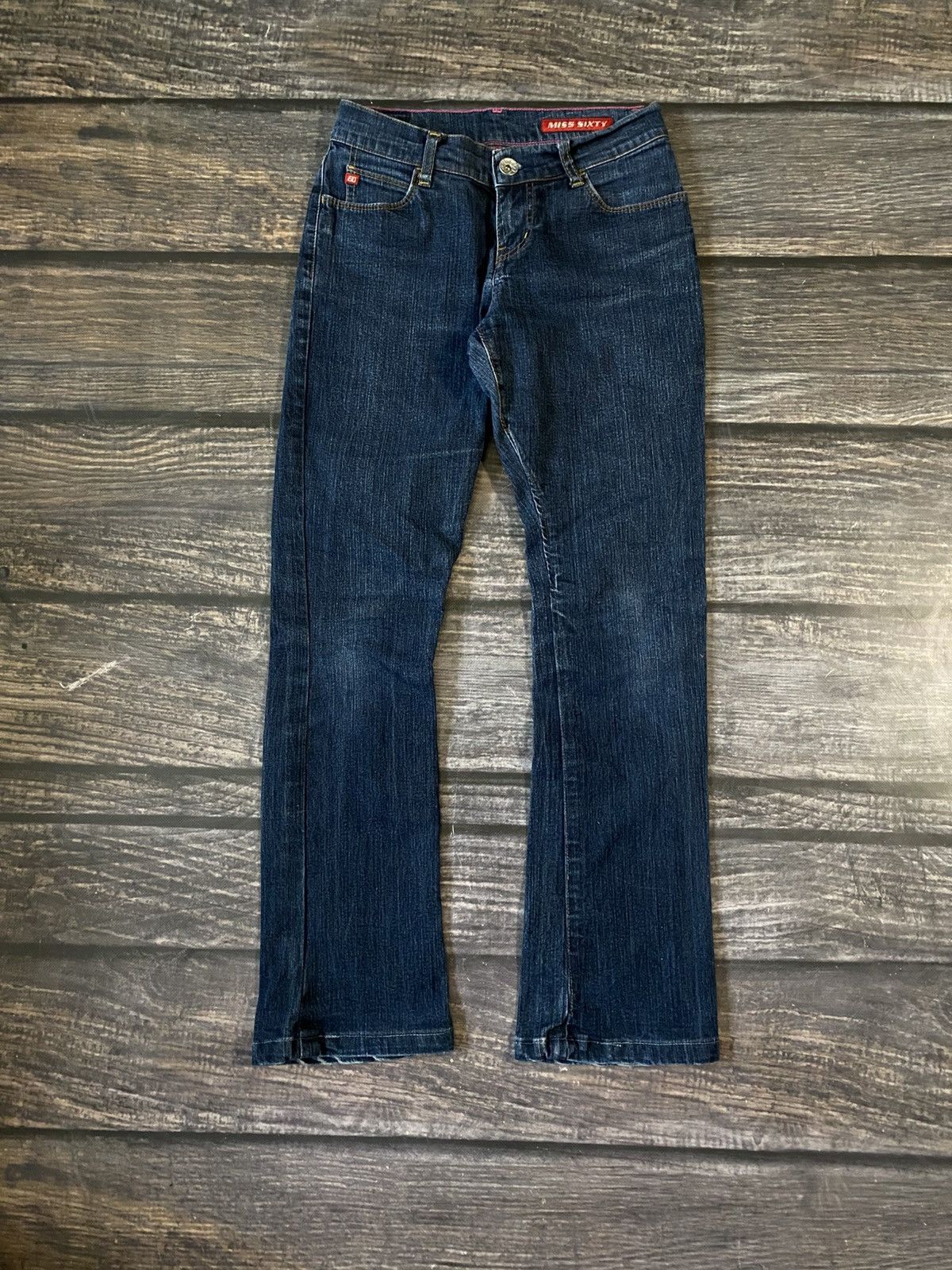 Miss Sixty y2k Miss Sixty Big Logo Denim Pants Size 27" / US 4 / IT 40 - 7 Thumbnail
