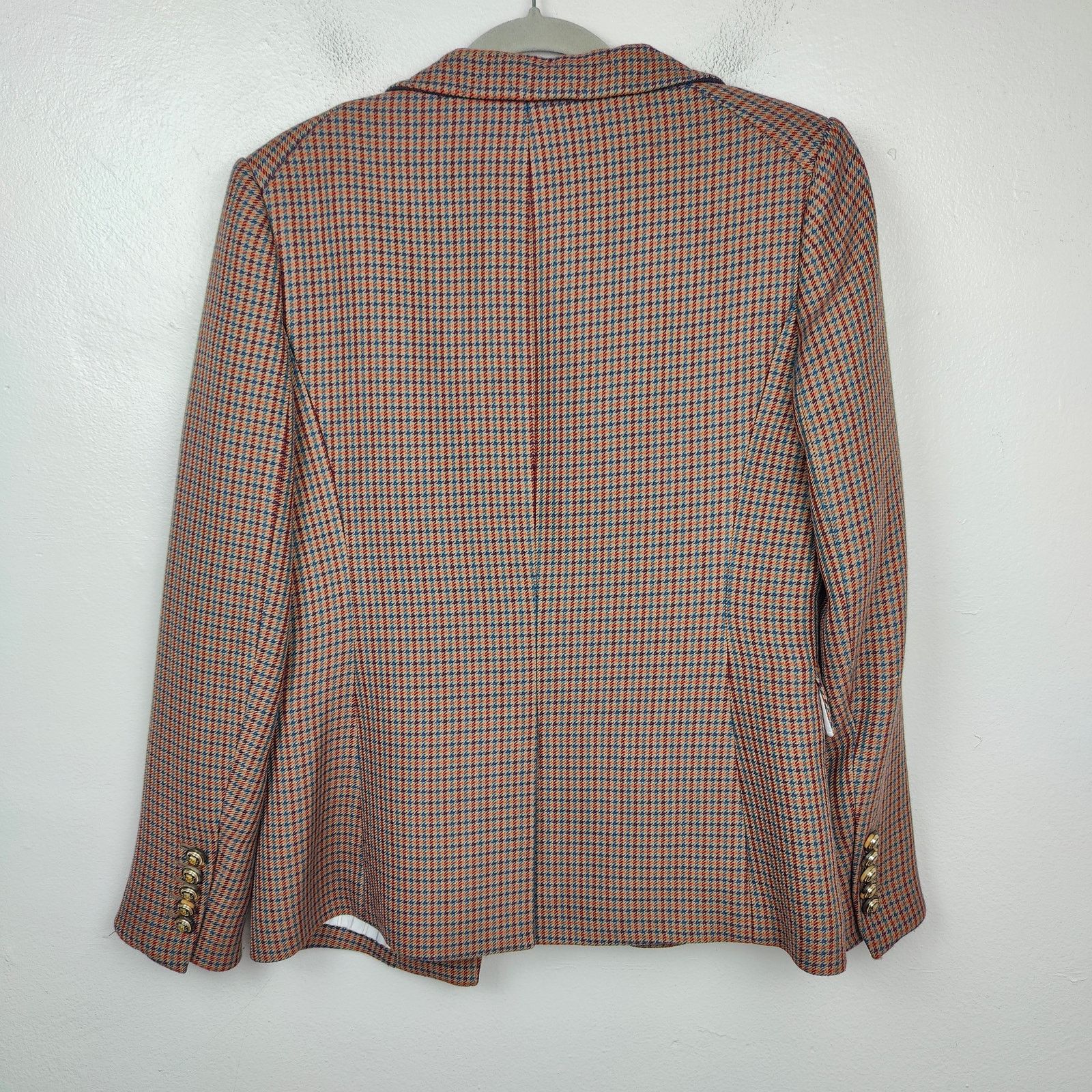 Veronica Beard Veronica Beard Dickey Jacket Womens 8 Upcollar Plaid Brown Size M / US 6-8 / IT 42-44 - 5 Thumbnail